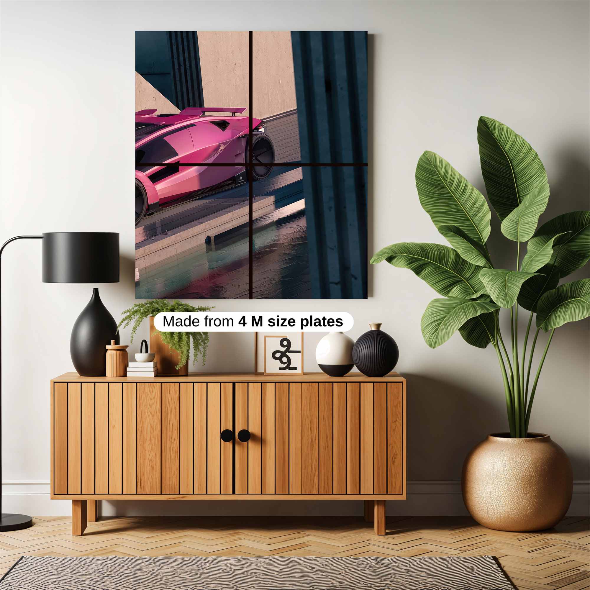 Futuristic Elegance Safe Wall Magnetic / M