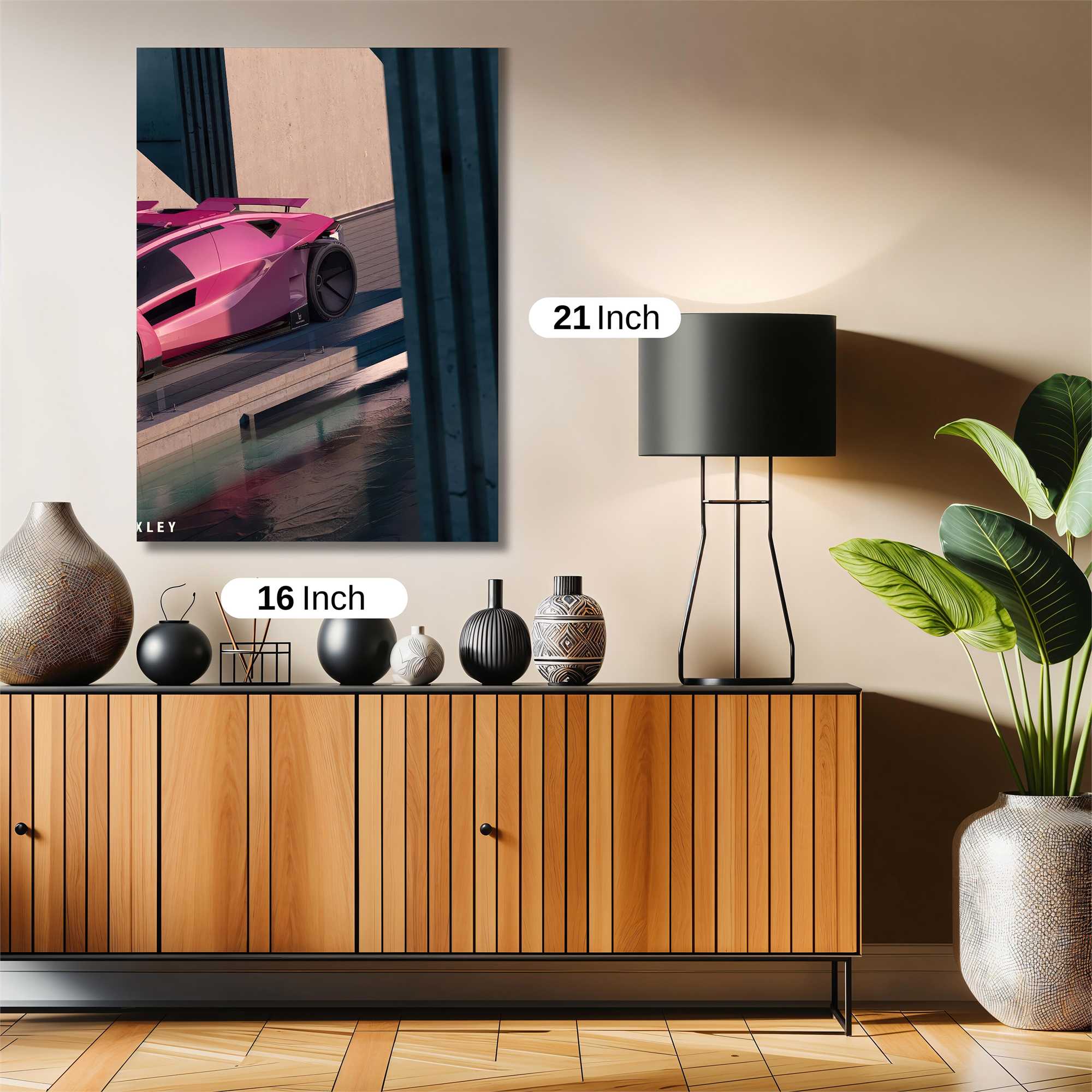 Futuristic Elegance Safe Wall Magnetic / M