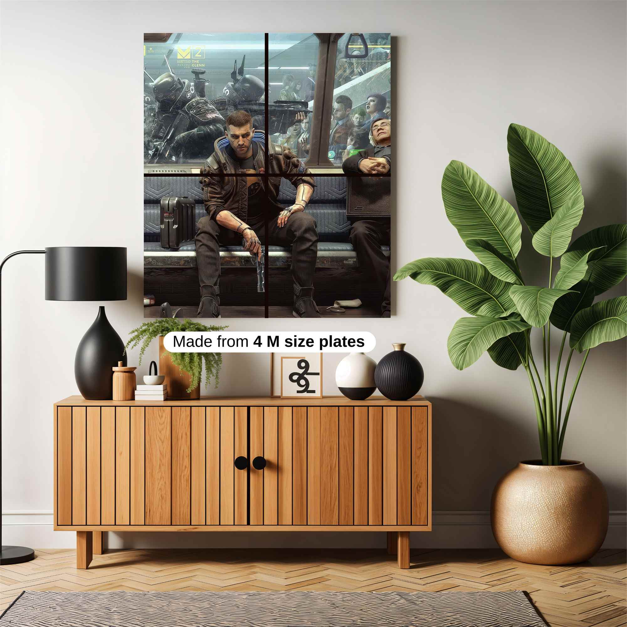 Cyberpunk Chill Safe Wall Magnetic / M