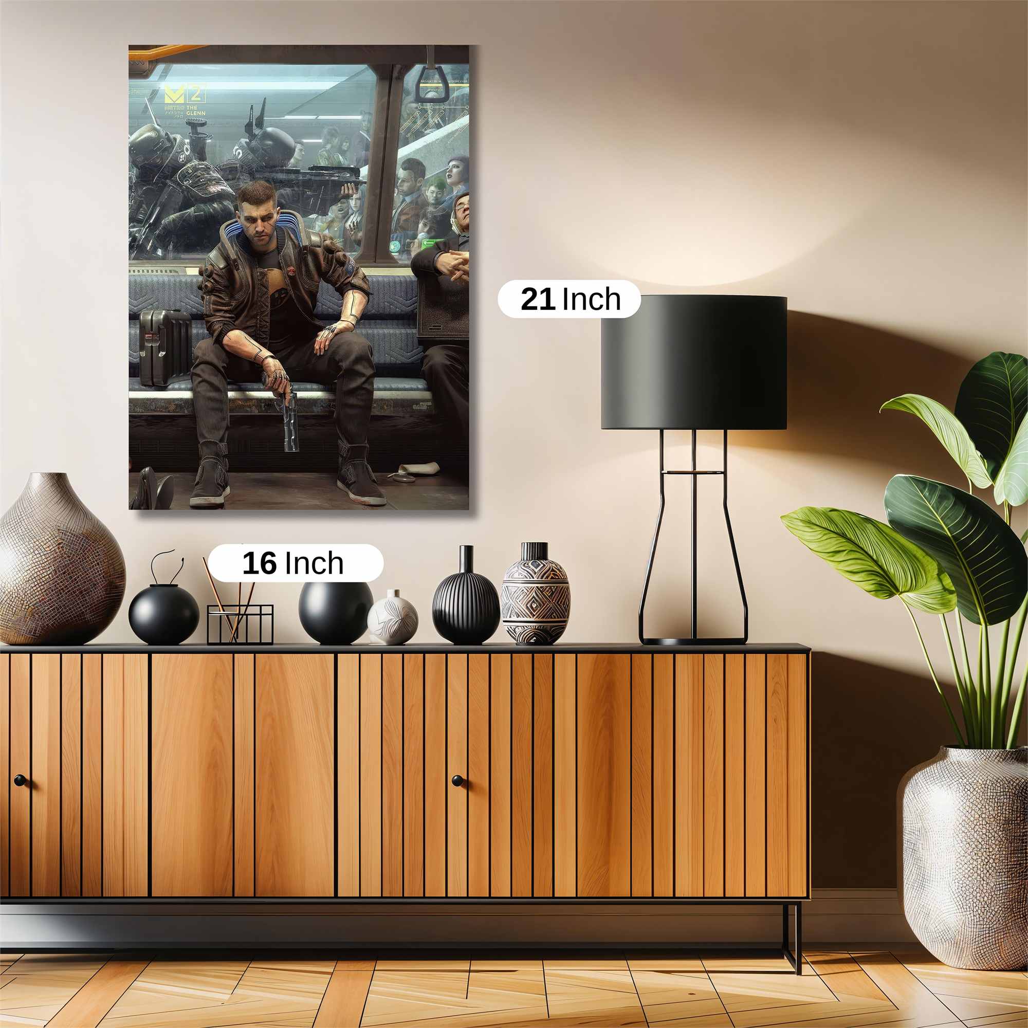 Cyberpunk Chill Safe Wall Magnetic / M