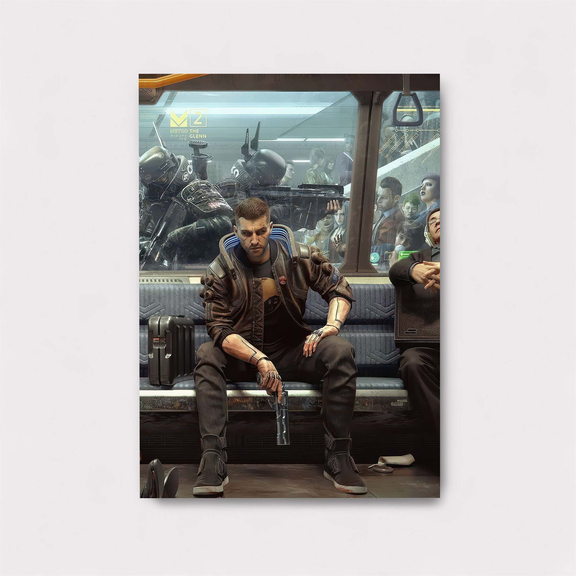 Cyberpunk Chill Safe Wall Magnetic / M