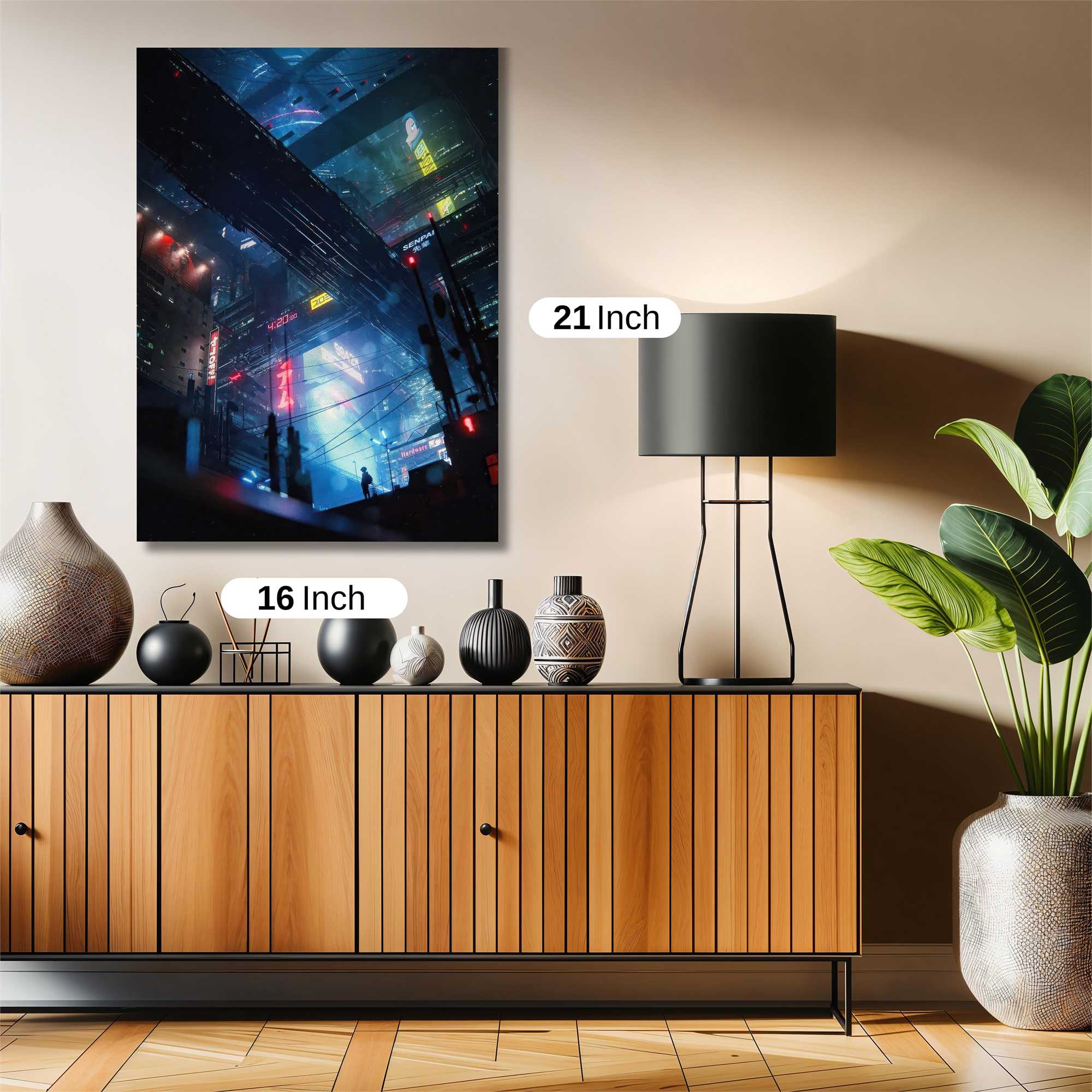 Cyberpunk Reverie Safe Wall Magnetic / M