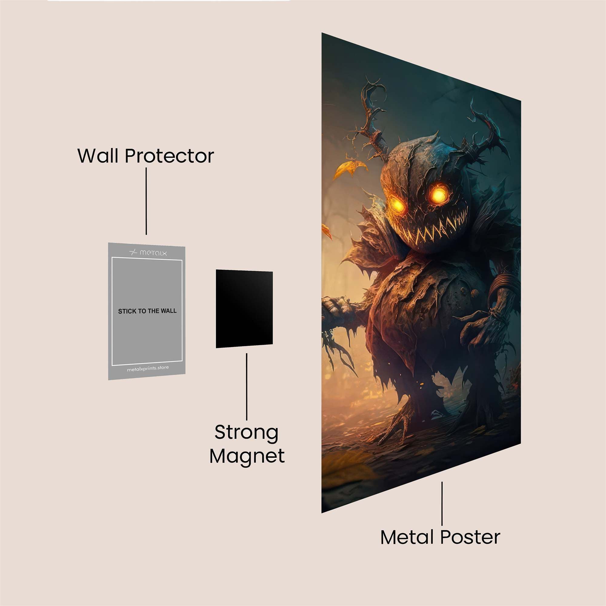 Forest Wraith Safe Wall Magnetic / M