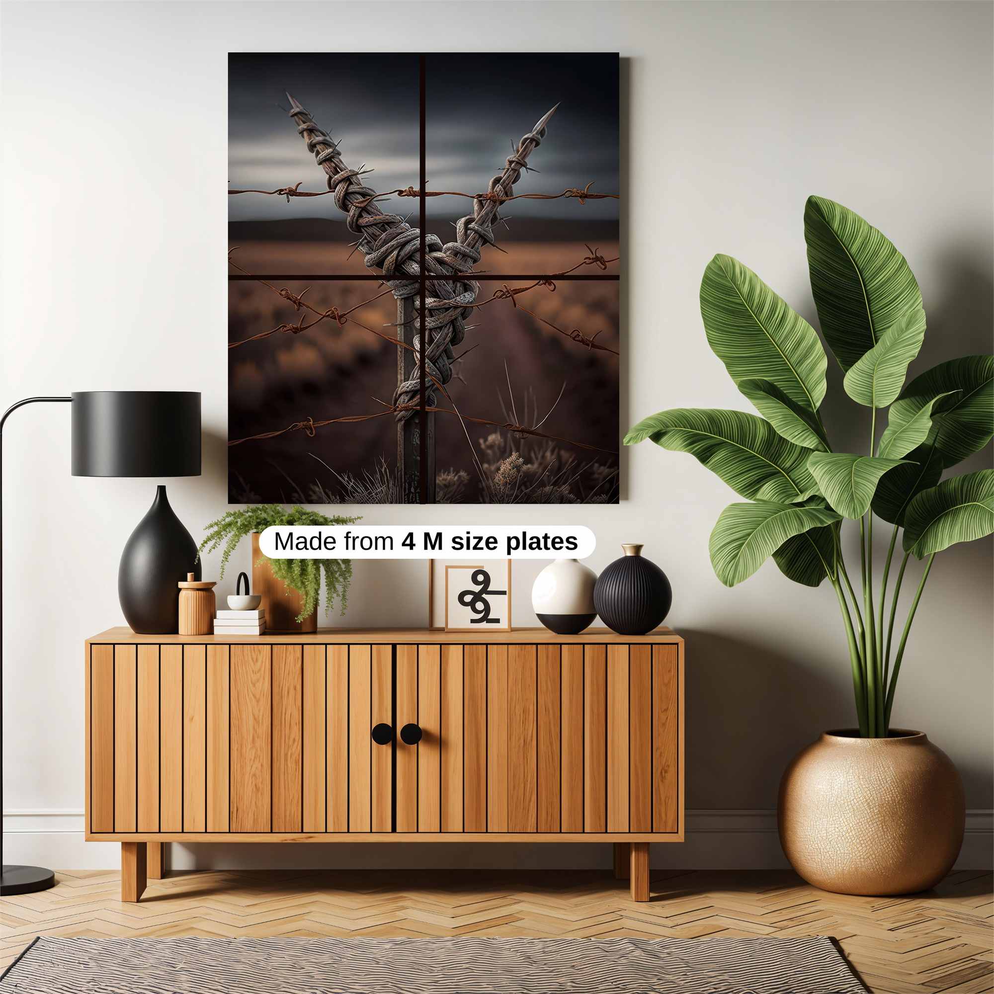 Barbed Enigma Safe Wall Magnetic / M