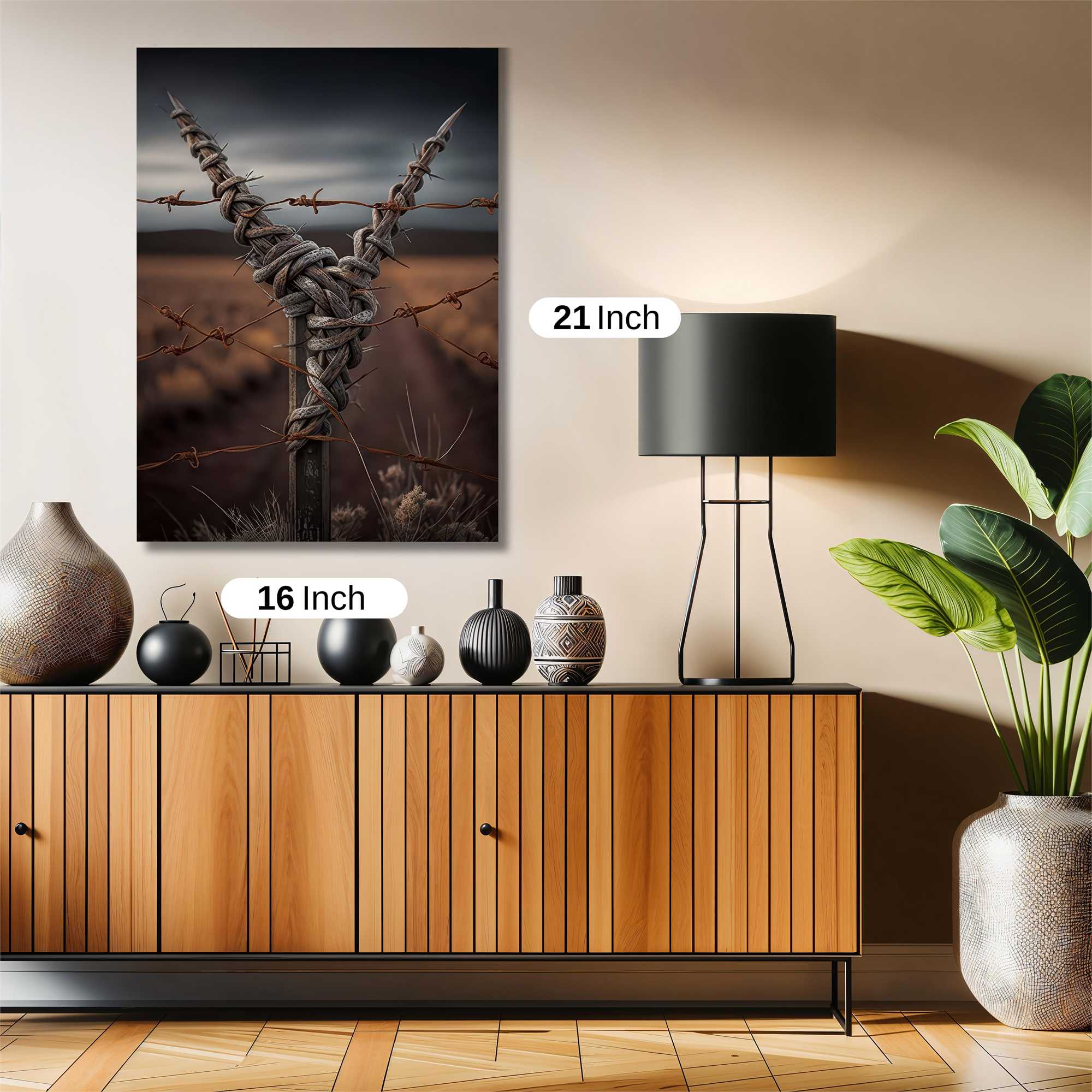 Barbed Enigma Safe Wall Magnetic / M