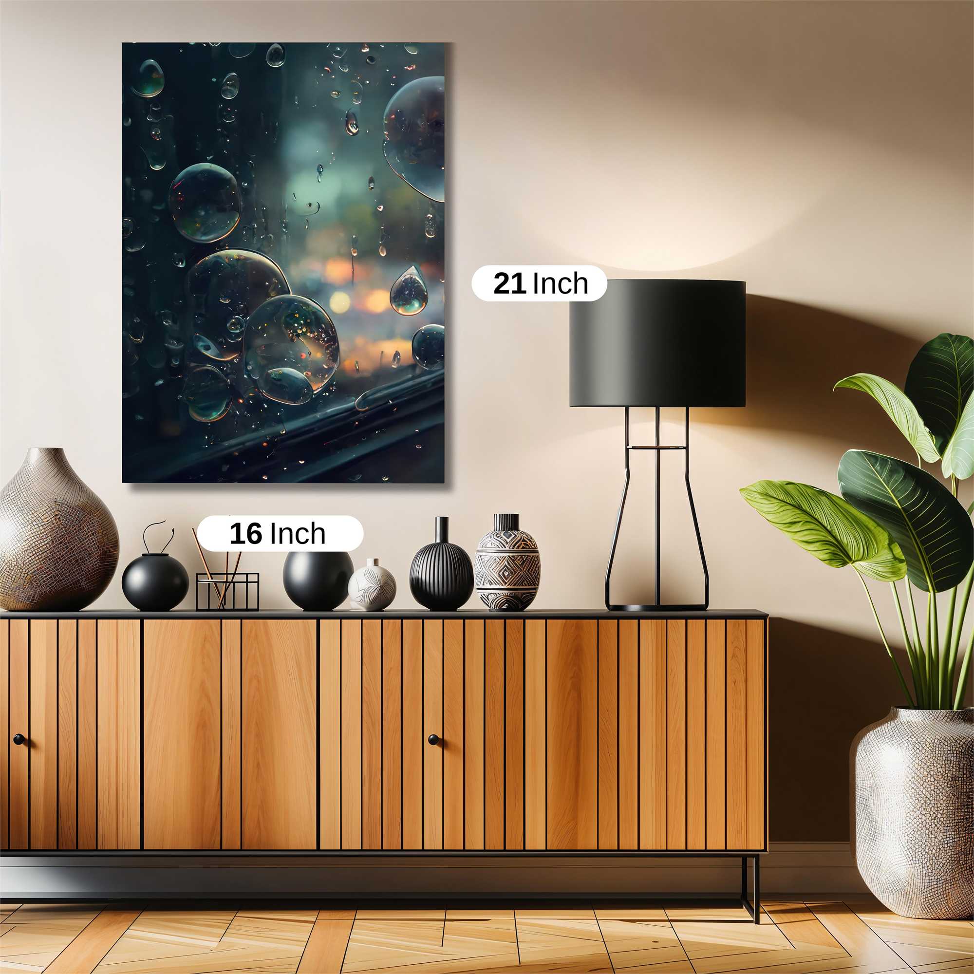 Rain Whispers Safe Wall Magnetic / M