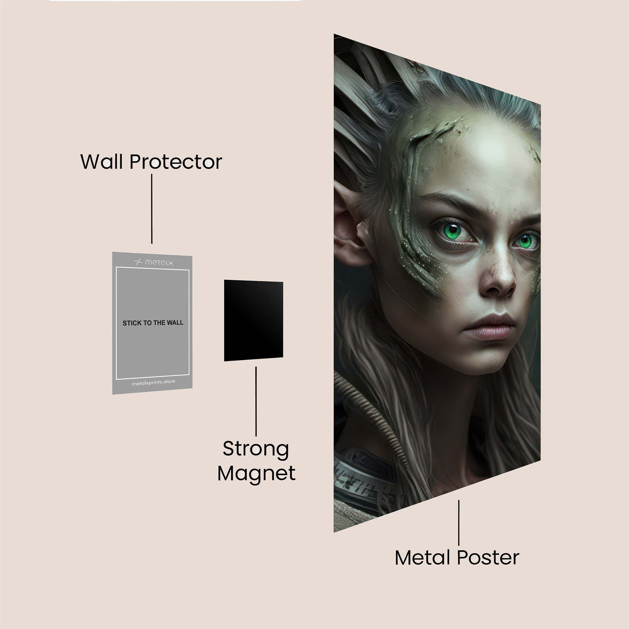 Arcane Enigma Safe Wall Magnetic / M