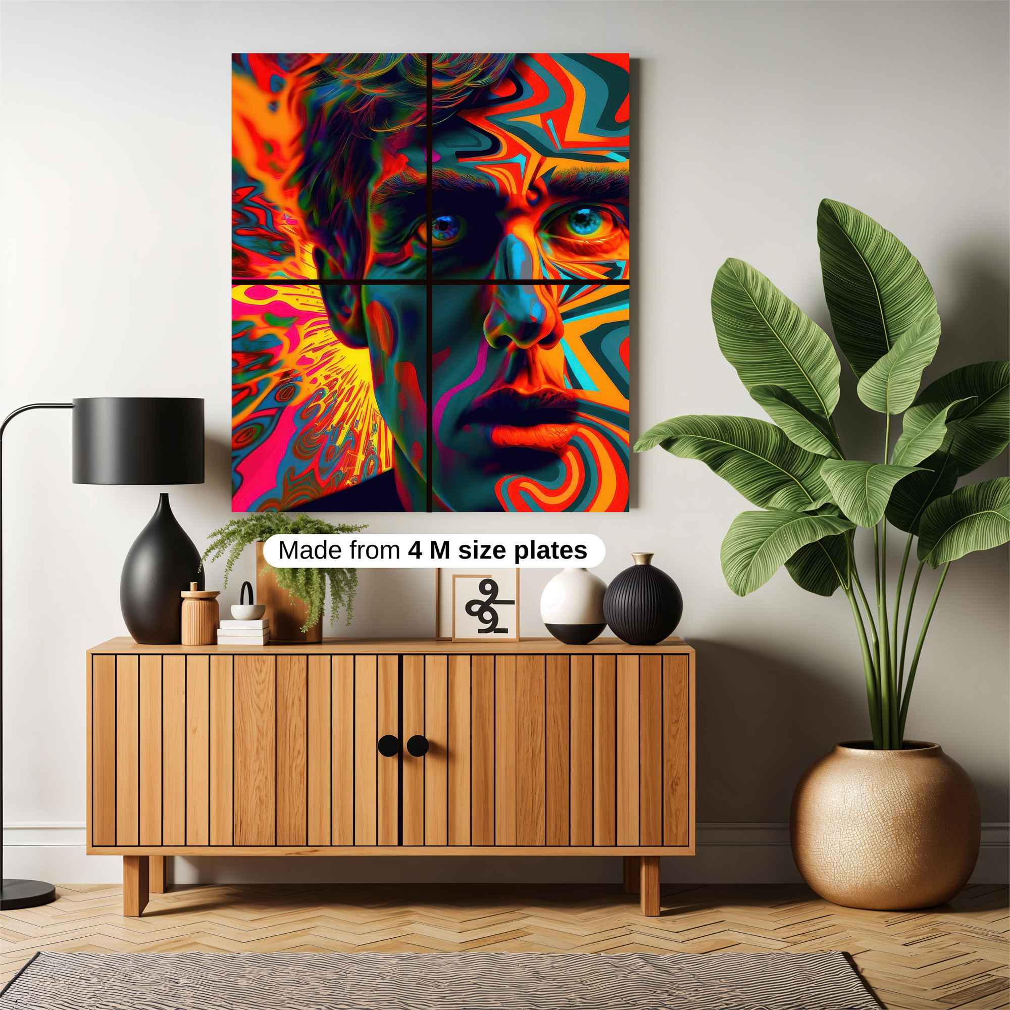 Psychedelic Intensity Safe Wall Magnetic / M