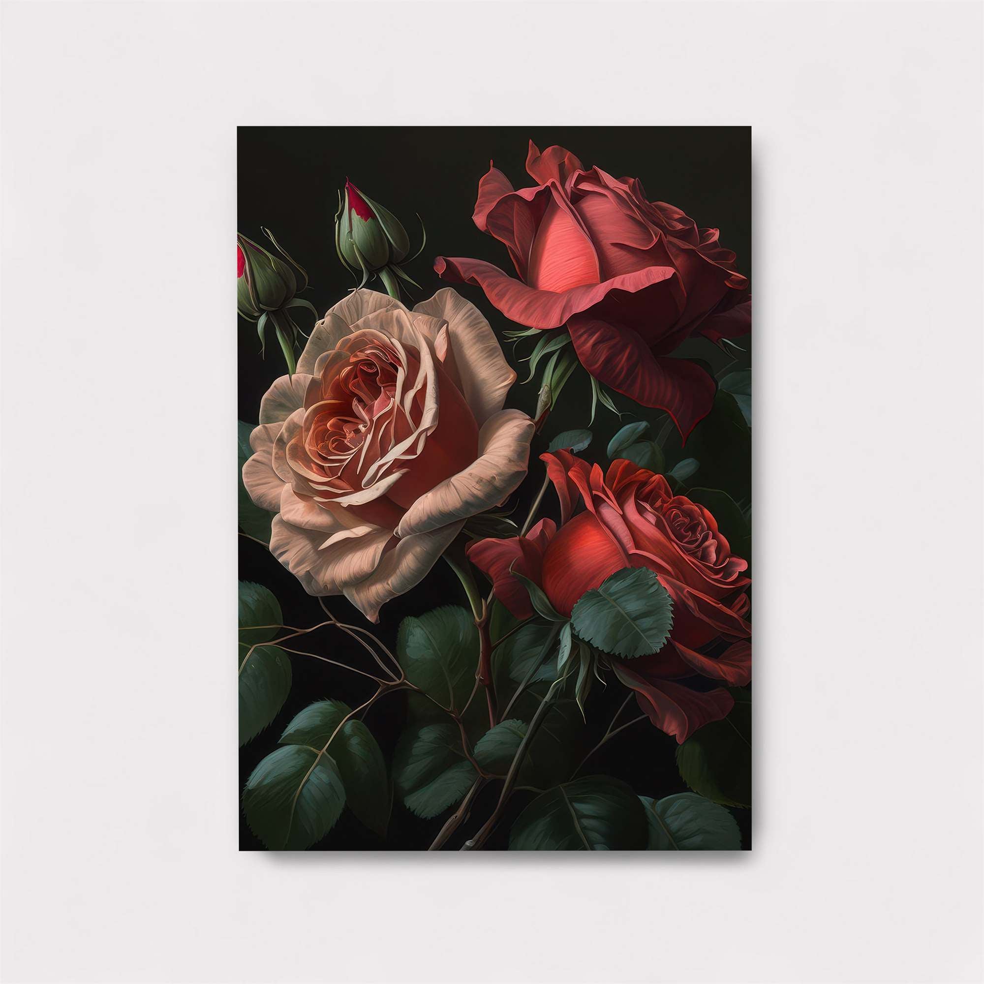 Rose Rapture Safe Wall Magnetic / M