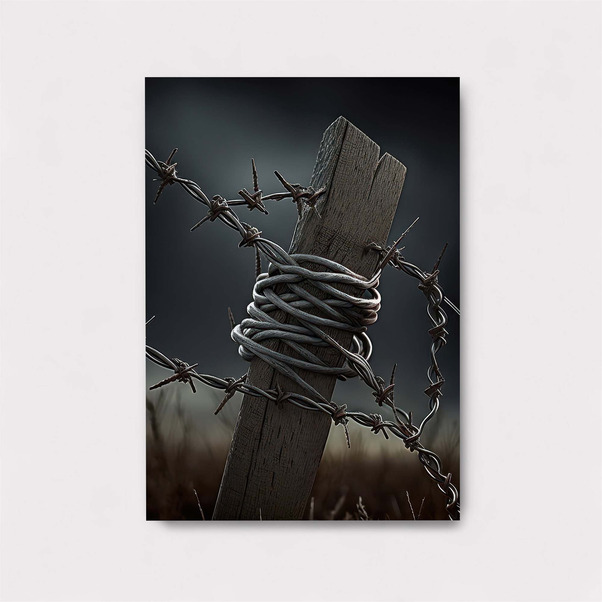 Barbed Desolation Safe Wall Magnetic / M