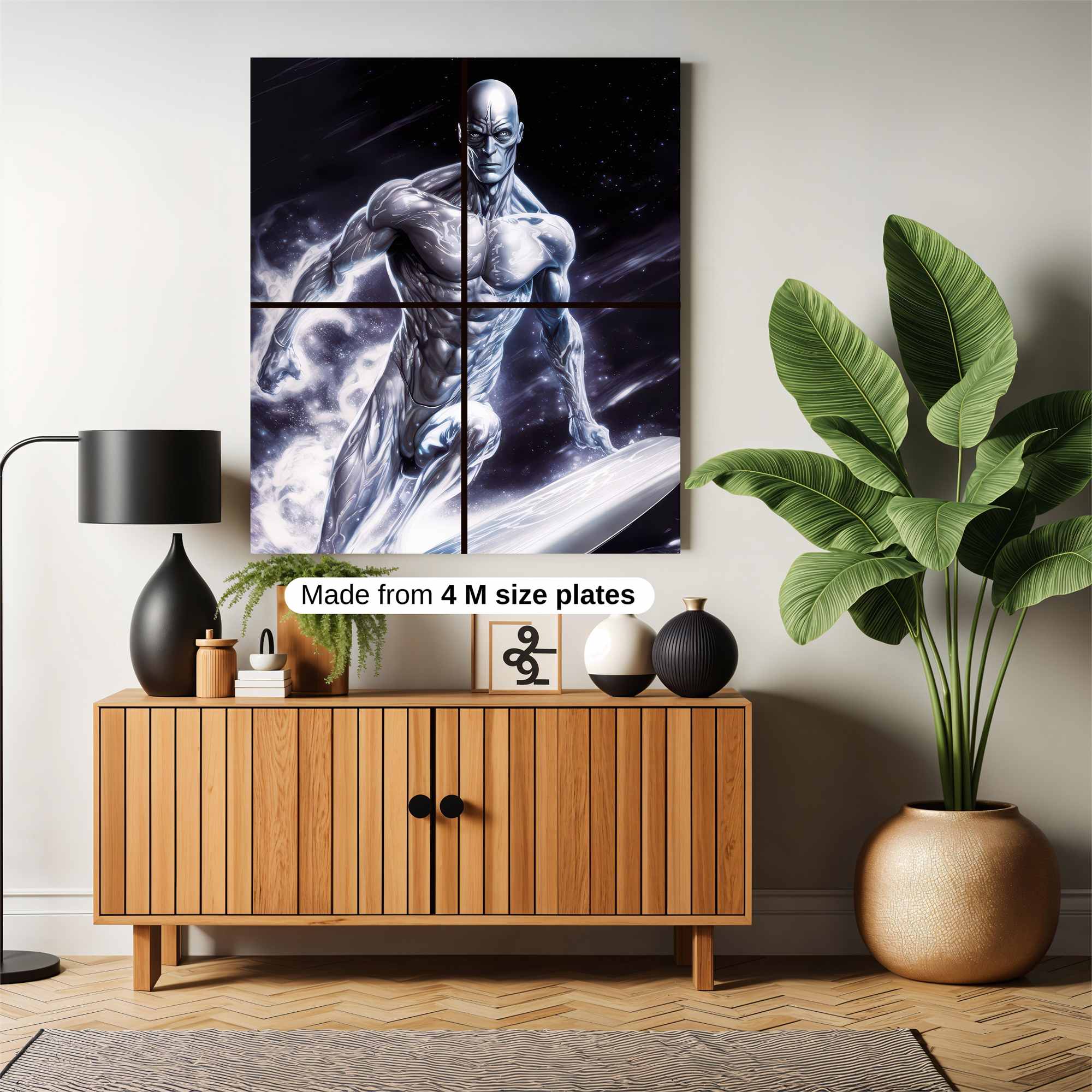 Silver Surfer Safe Wall Magnetic / M