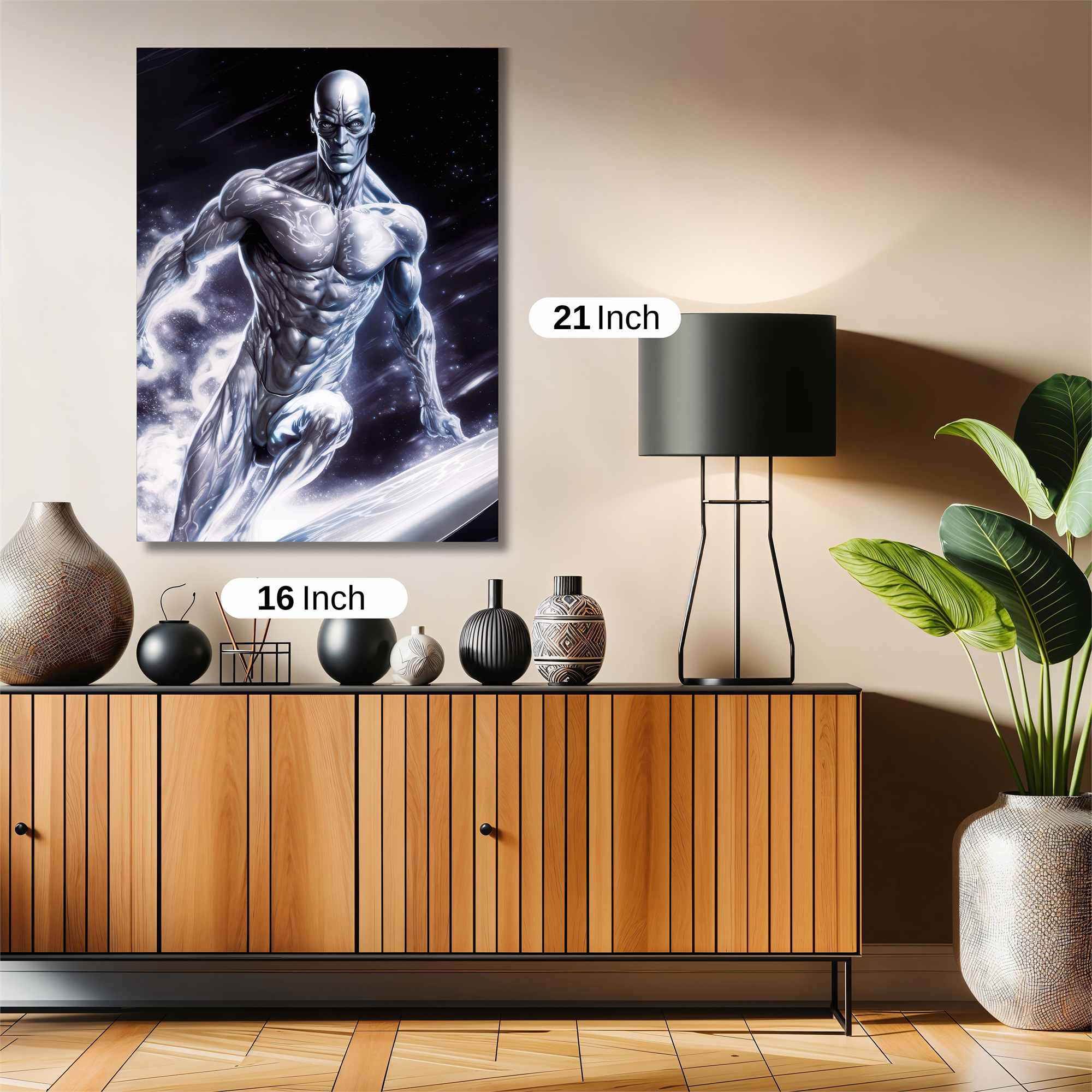 Silver Surfer Safe Wall Magnetic / M