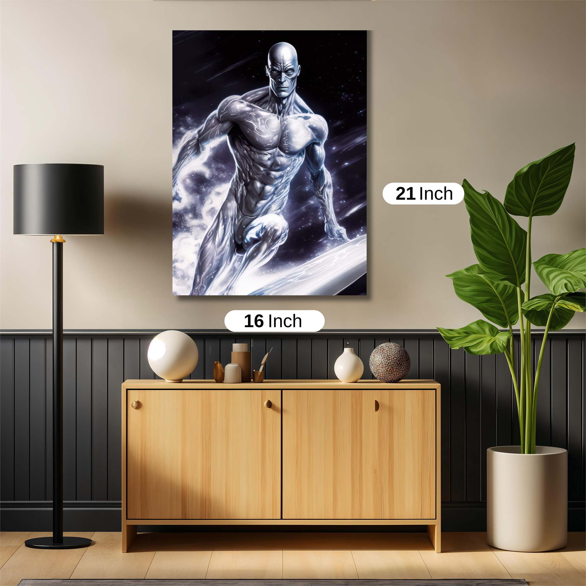 Silver Surfer Safe Wall Magnetic / M