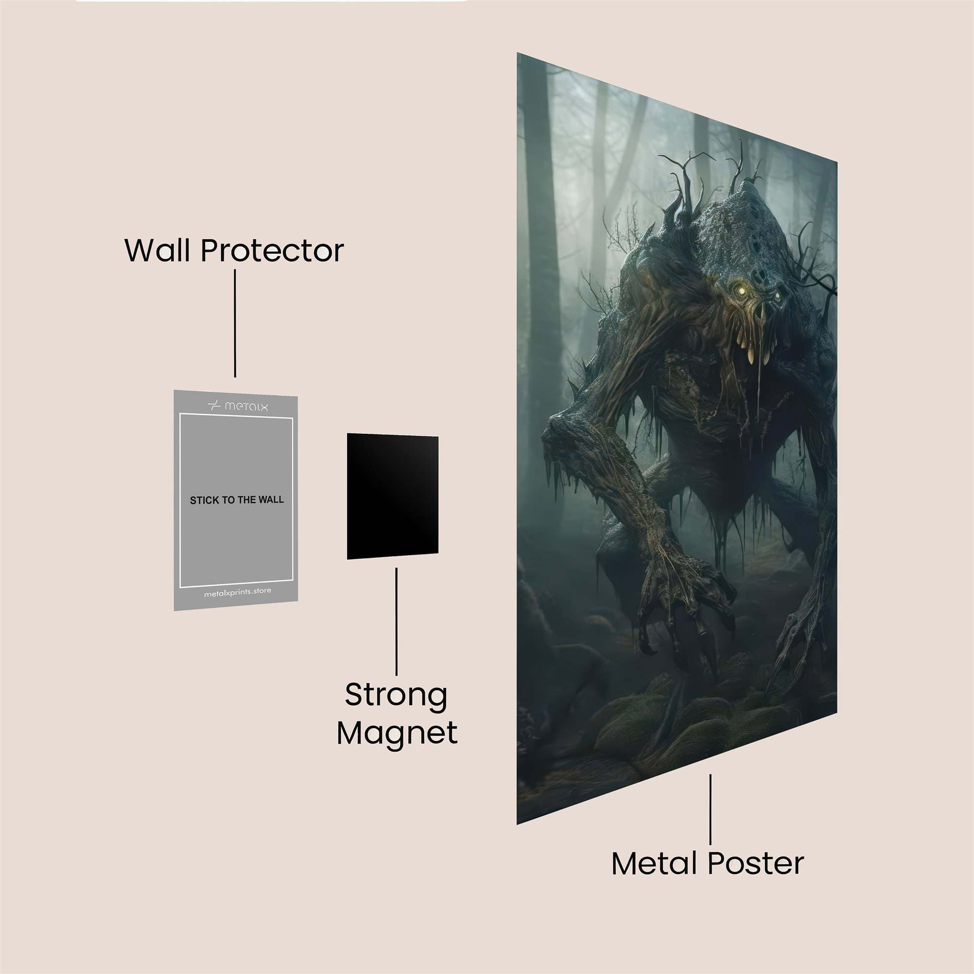 Swamp Terror Safe Wall Magnetic / M