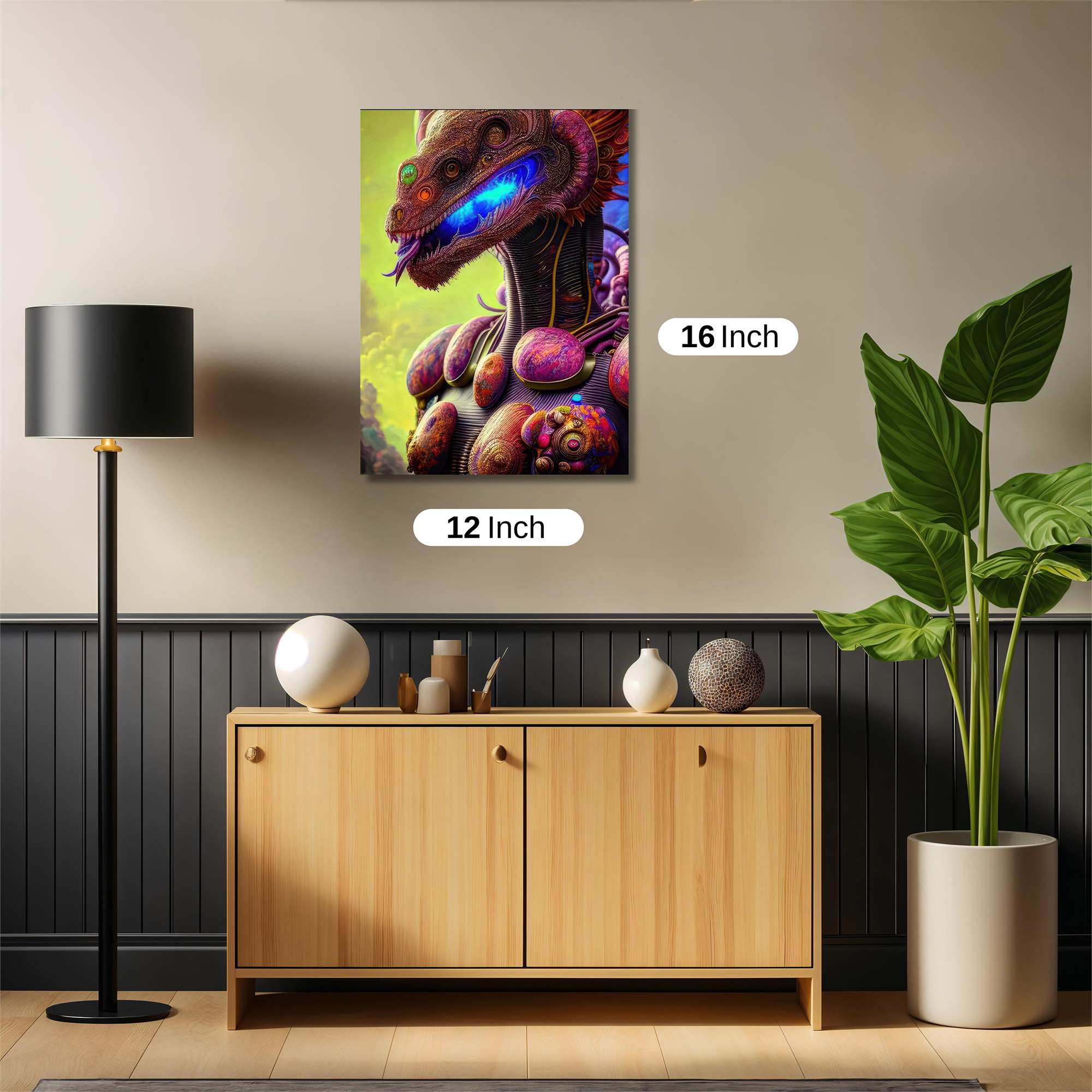 Dragon Luminescent Safe Wall Magnetic / M