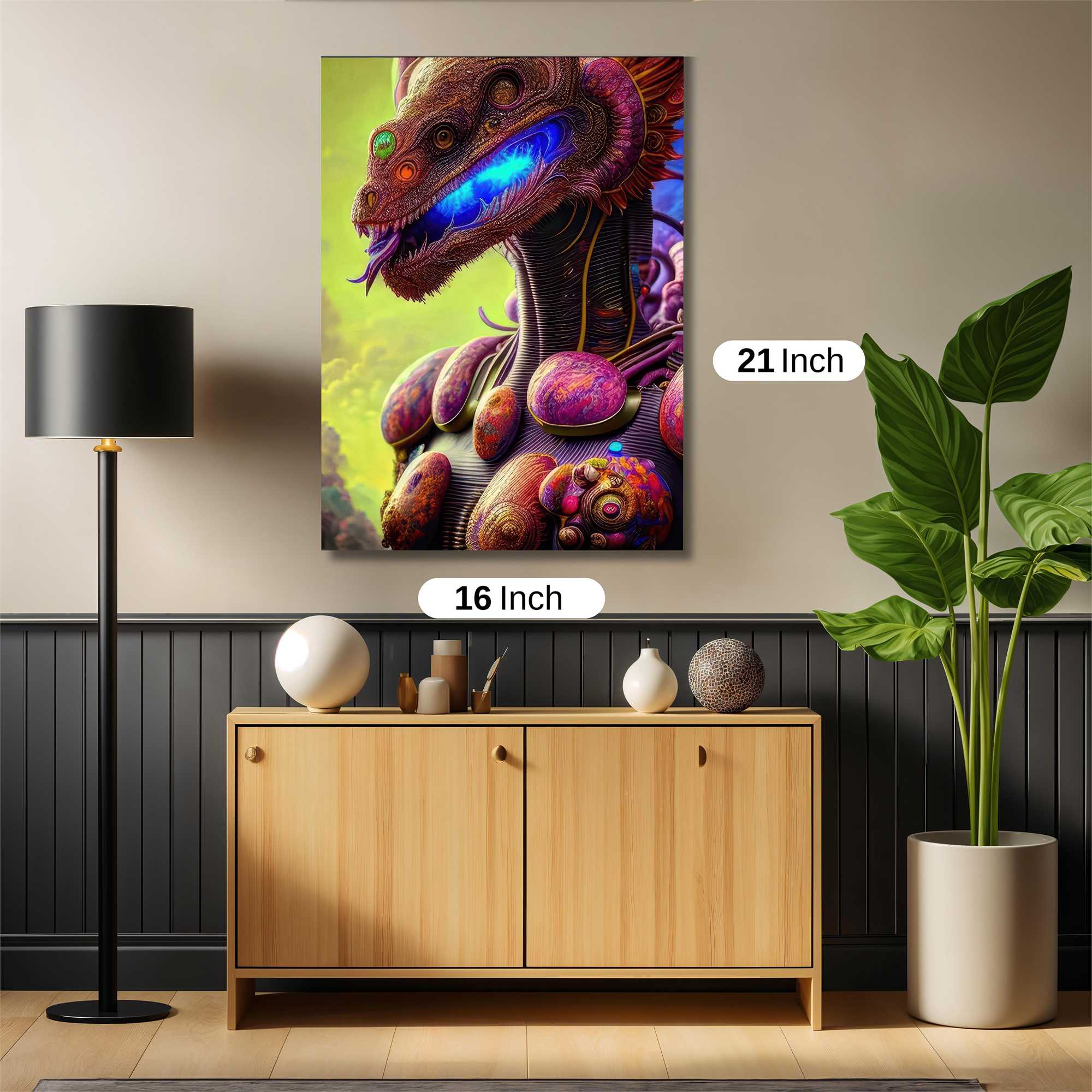 Dragon Luminescent Safe Wall Magnetic / M