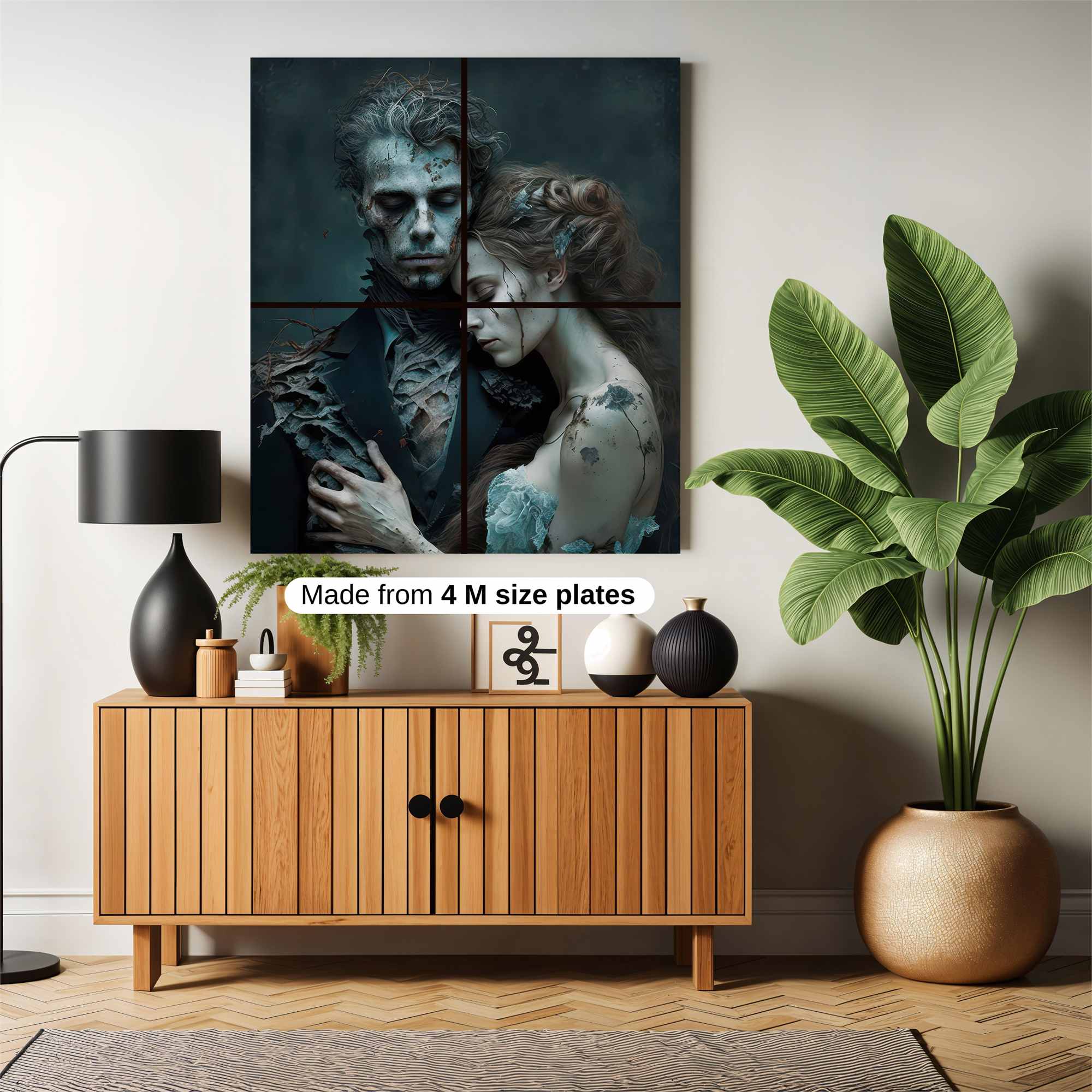 Zombie Embrace Safe Wall Magnetic / M