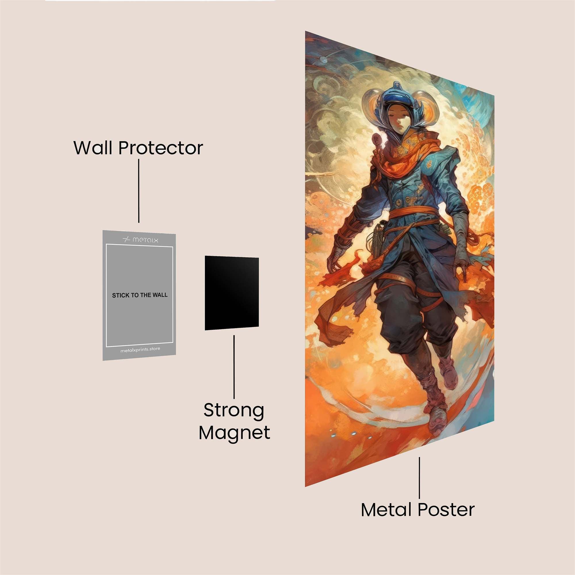 Cosmic Serenity Safe Wall Magnetic / M