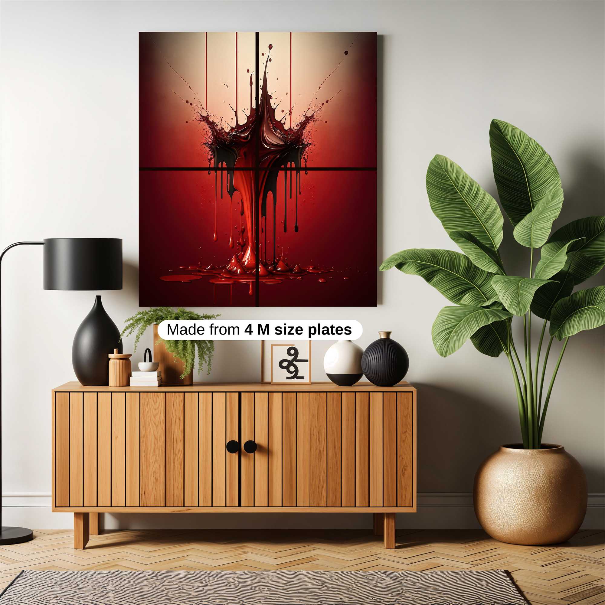 Blood Burst Safe Wall Magnetic / M