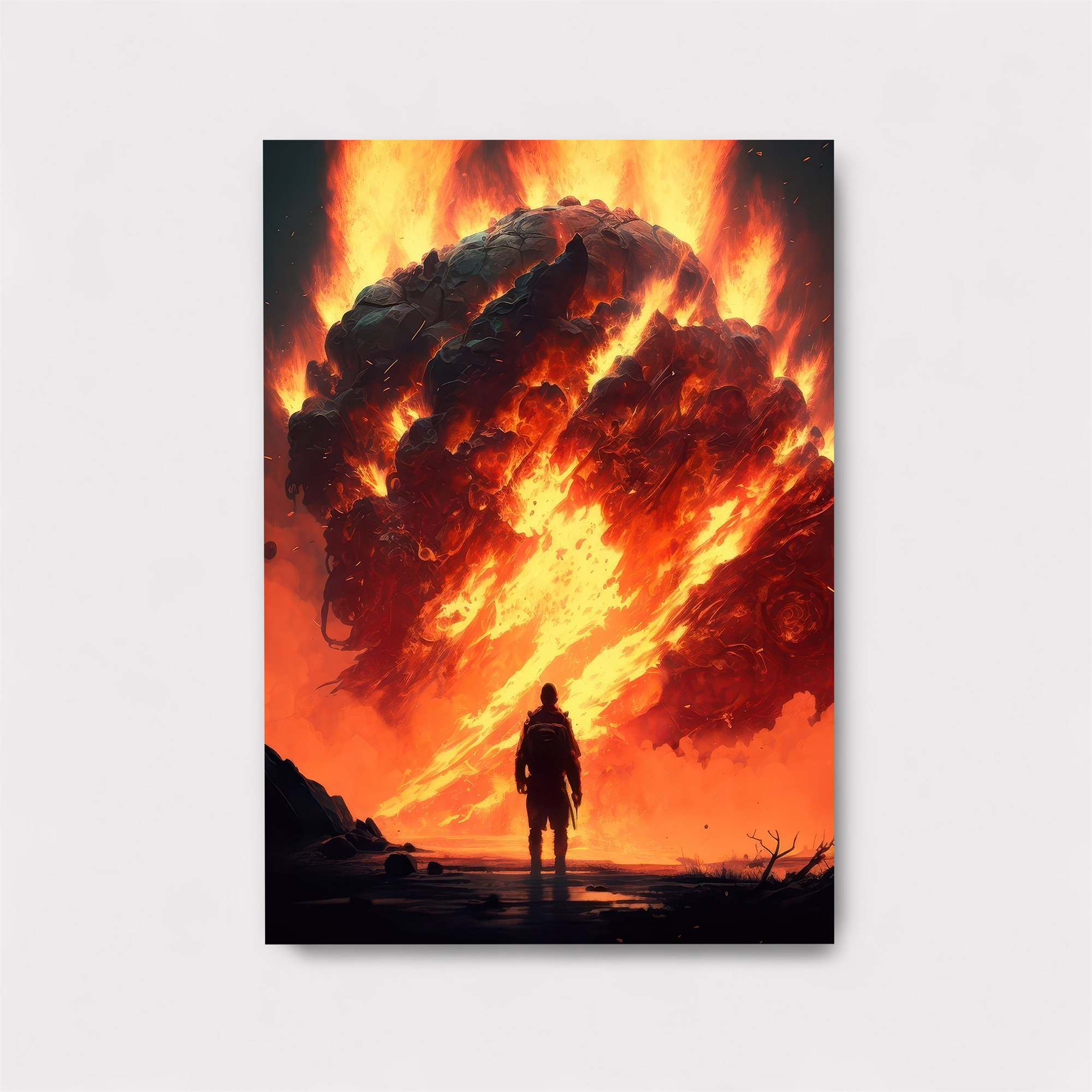 Meteor Blaze Safe Wall Magnetic / M