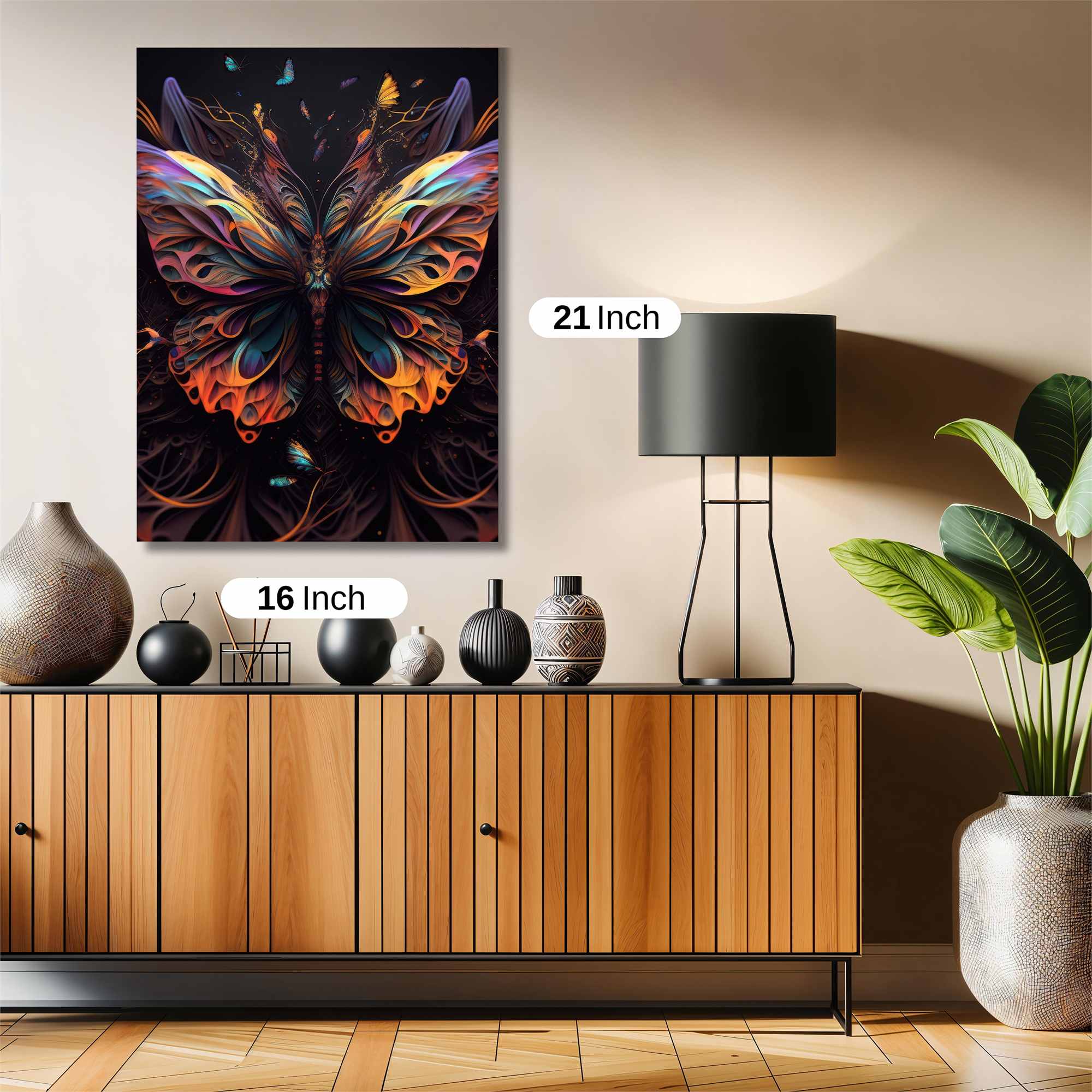 Butterfly Radiance Safe Wall Magnetic / M