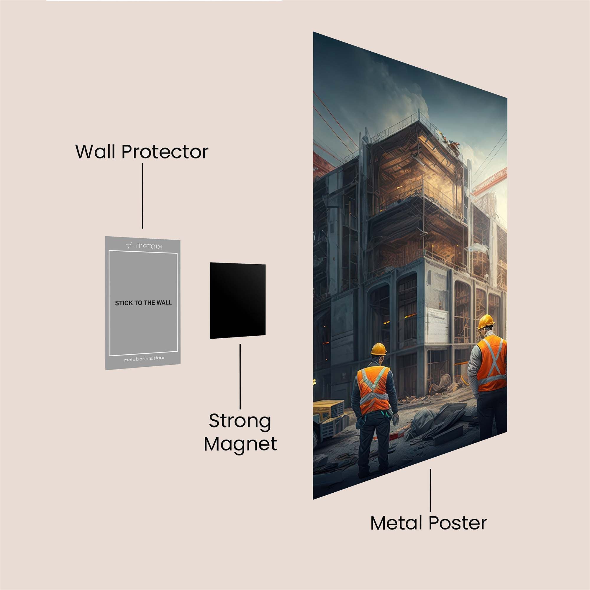 Skyline Ambition Safe Wall Magnetic / M