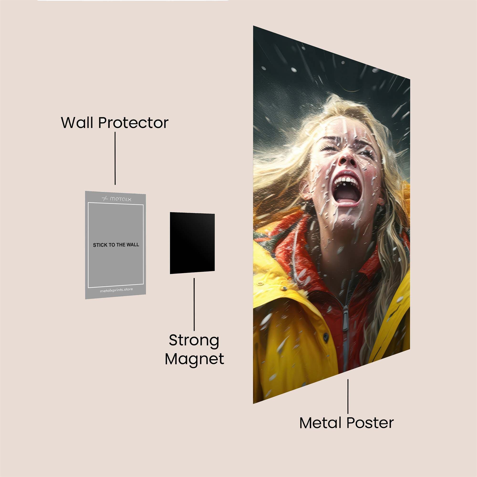 Storm Scream Safe Wall Magnetic / M