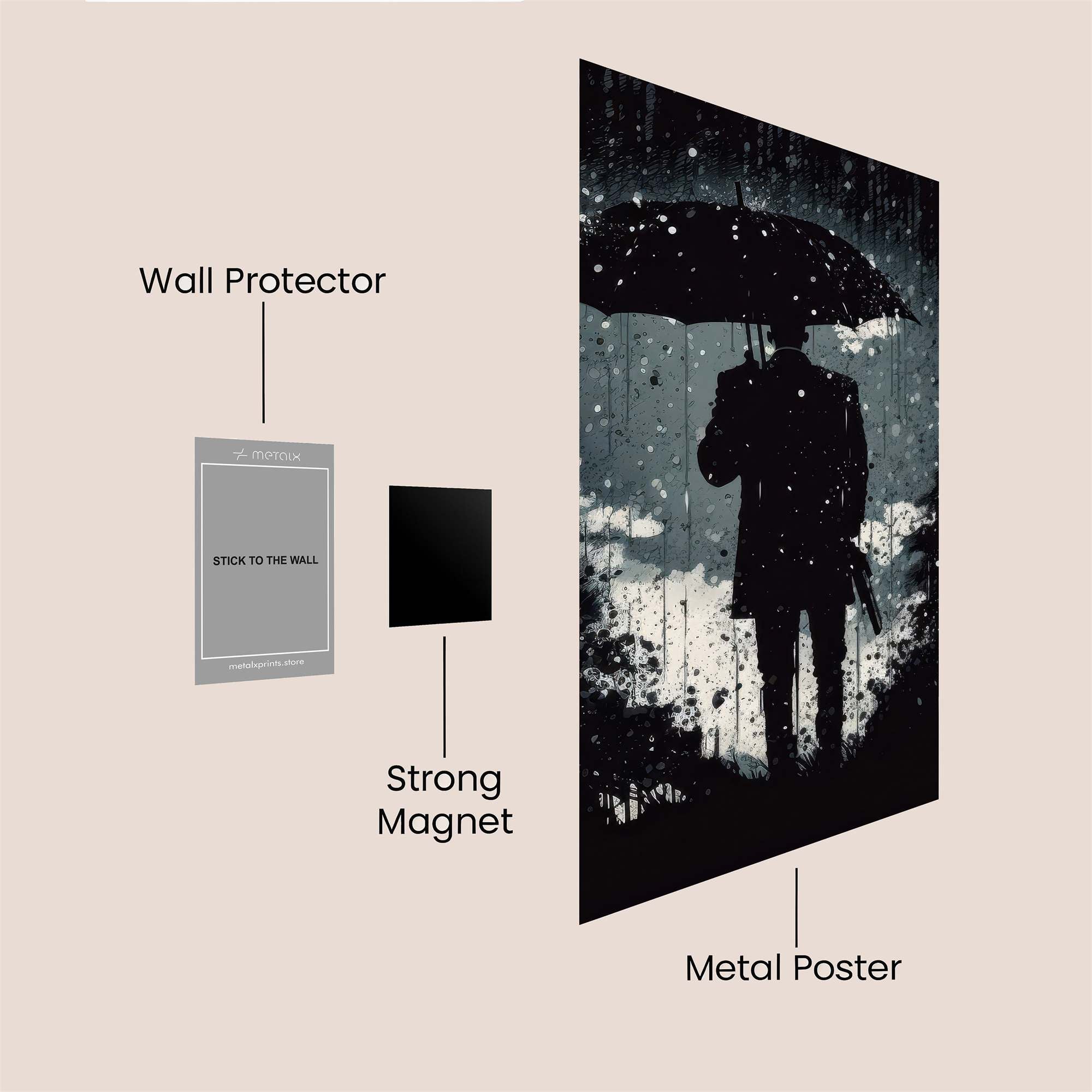 Detective Gloom Safe Wall Magnetic / M