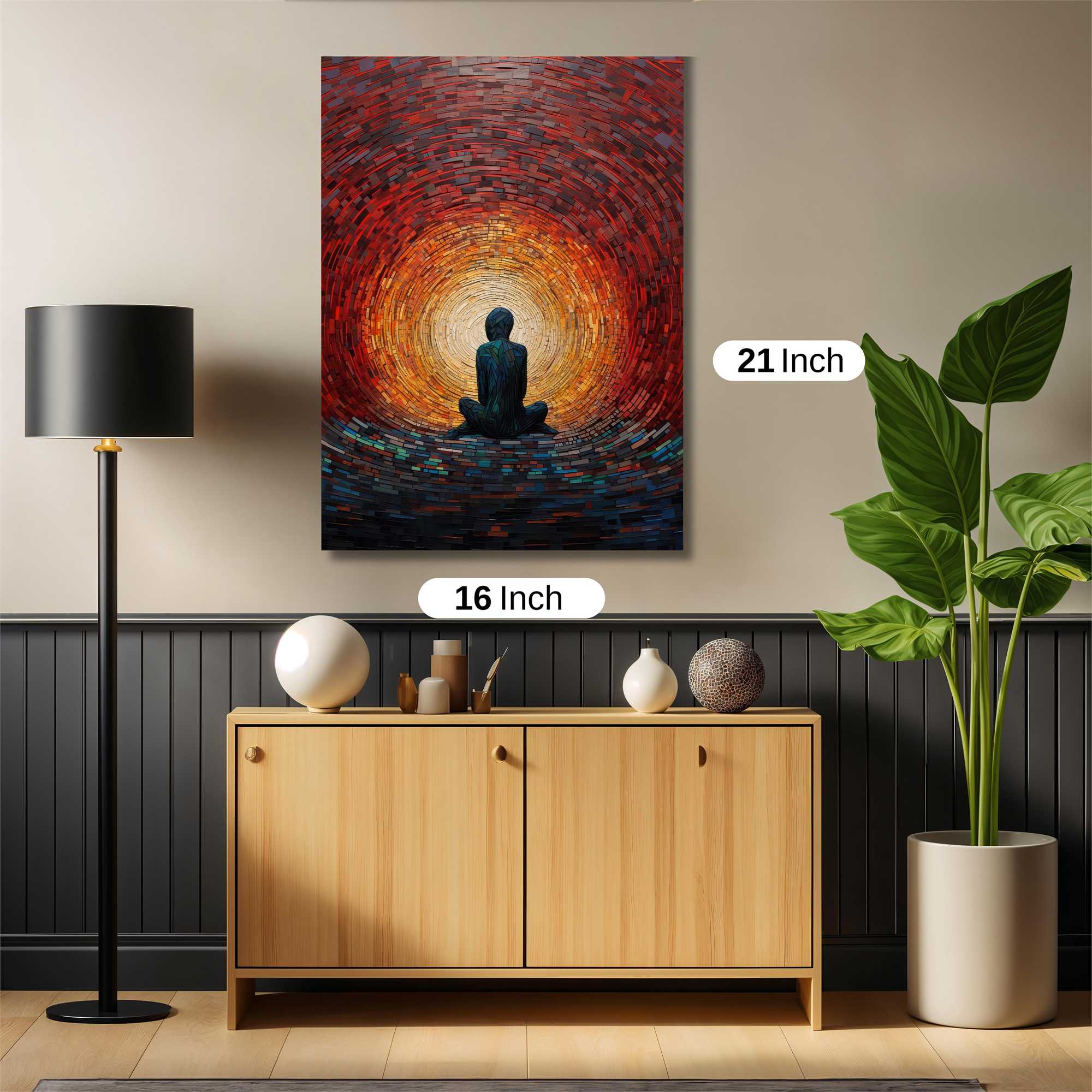 Meditative Vortex Safe Wall Magnetic / M