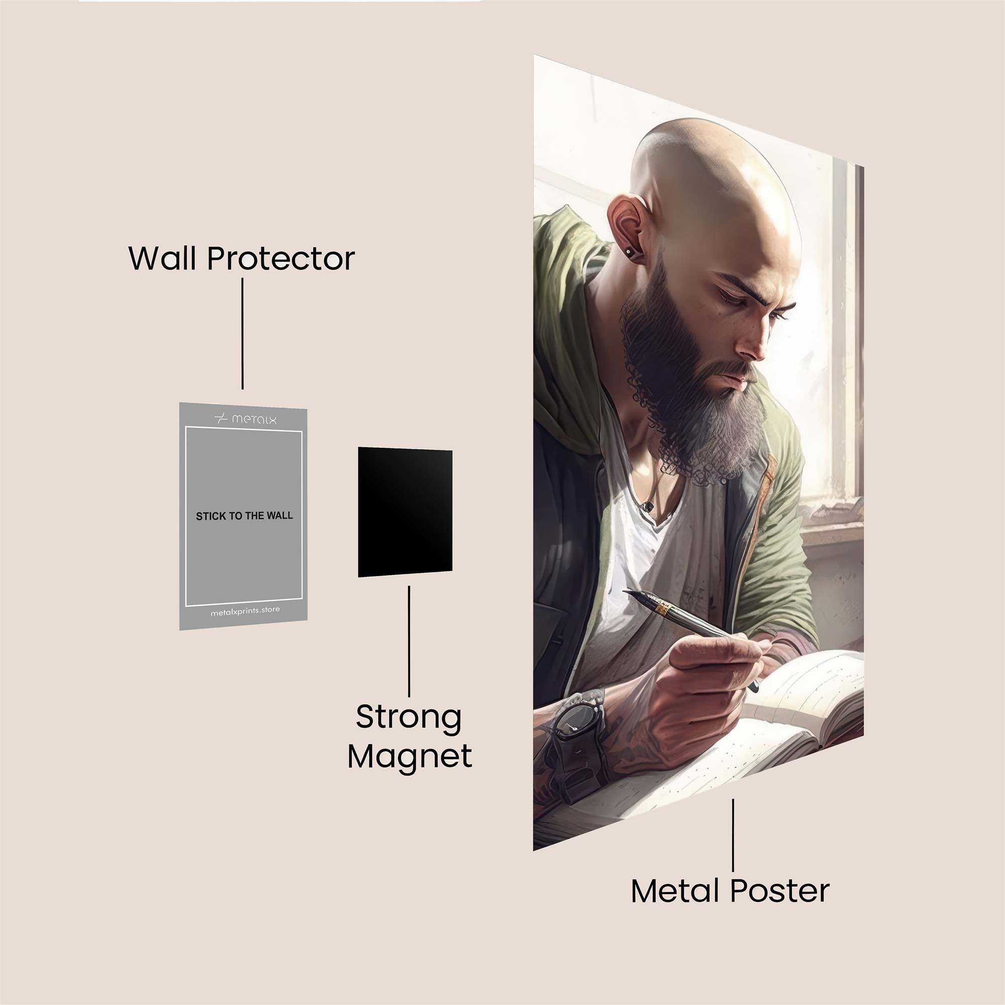 Zombie Despair Safe Wall Magnetic / M
