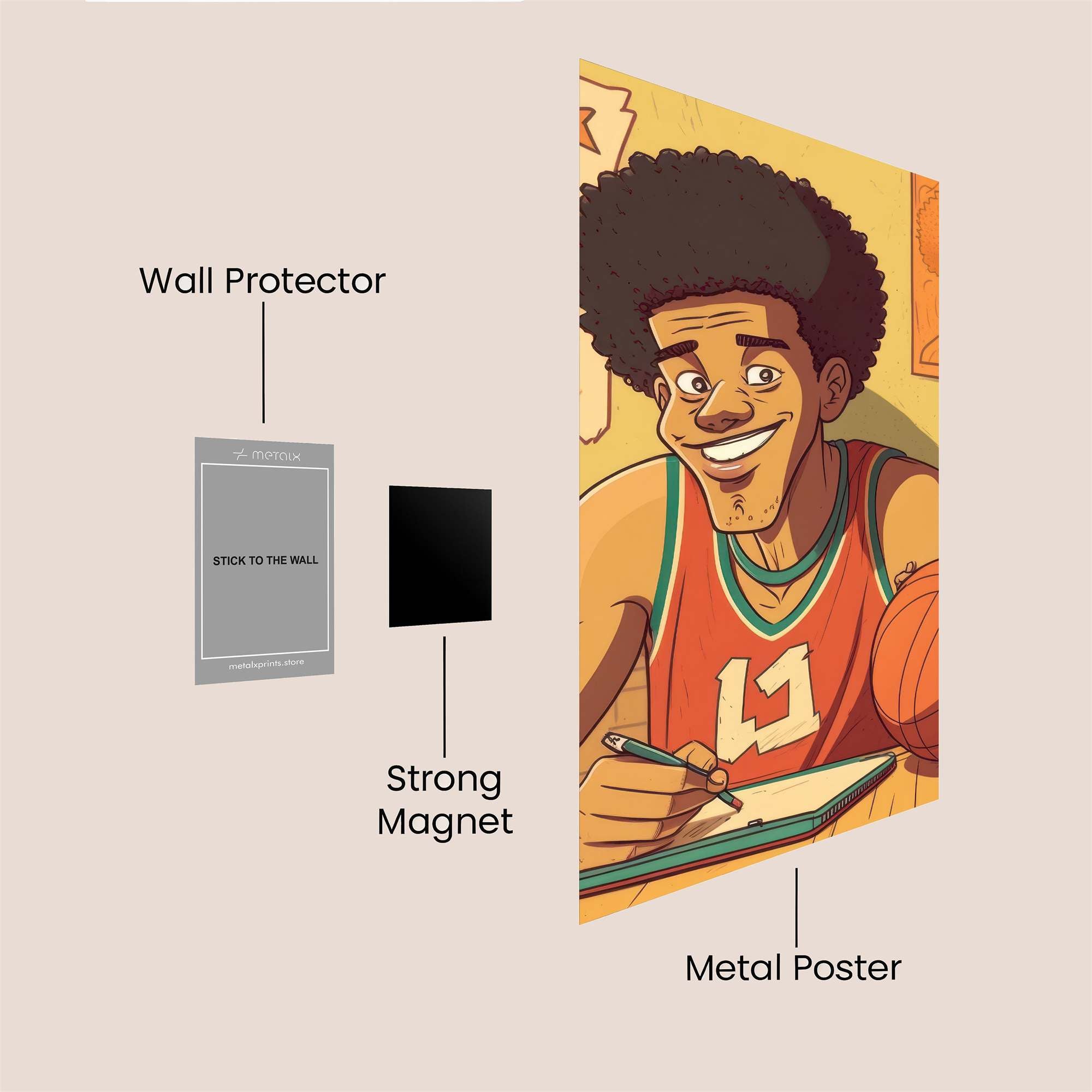 Student Athlete Safe Wall Magnetic / M