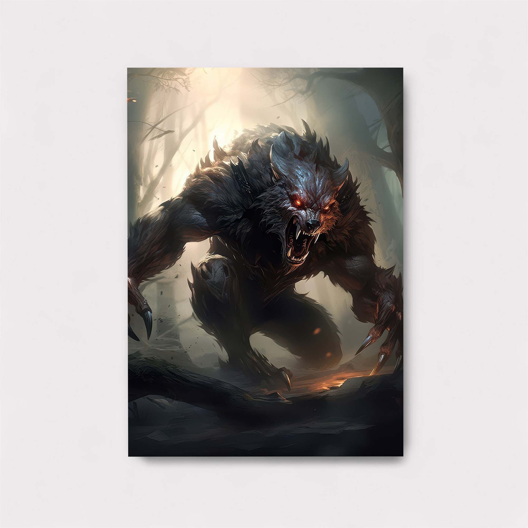 Werewolf Menace Safe Wall Magnetic / M