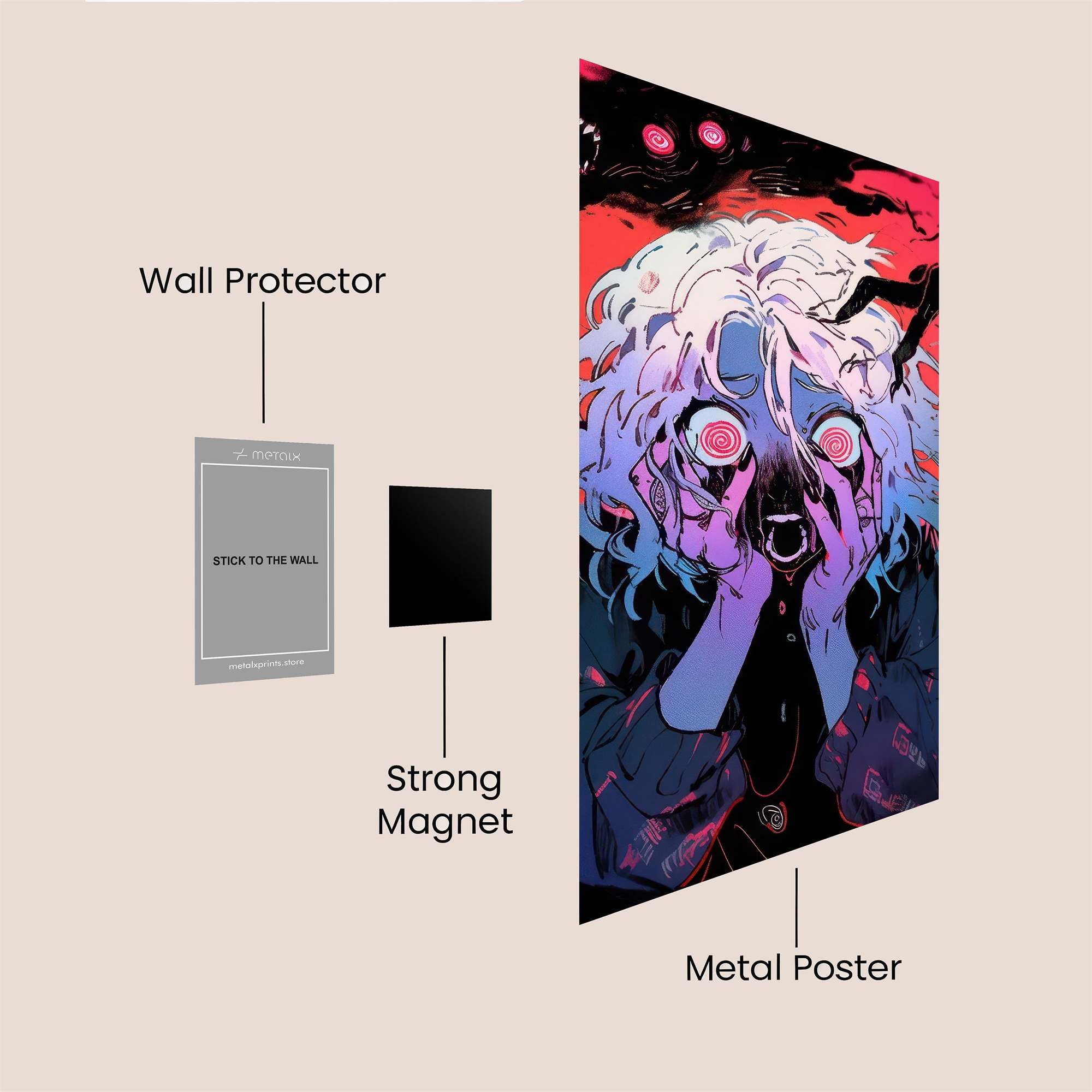 Nightmare Descent Safe Wall Magnetic / M