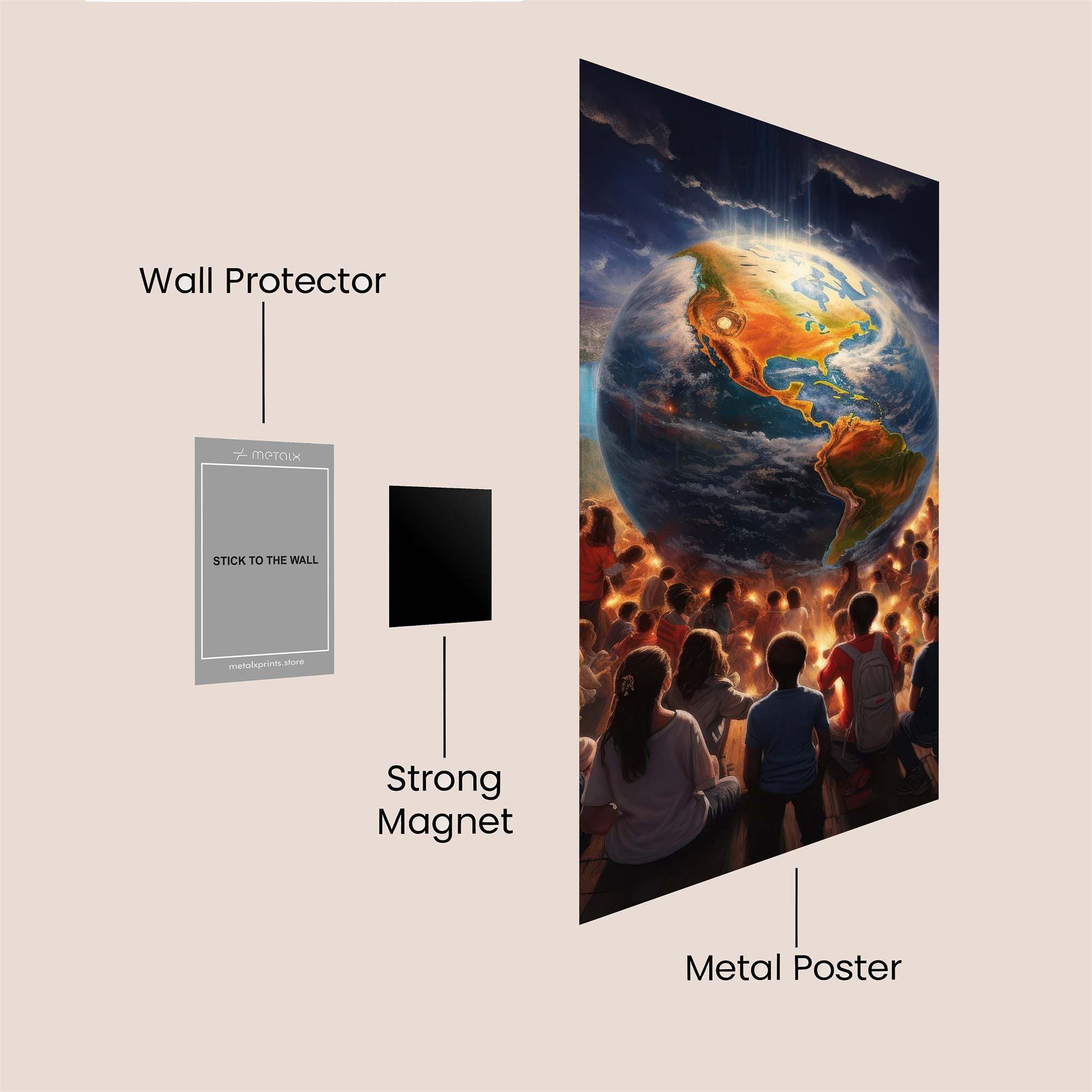 Aurora Dream Safe Wall Magnetic / M