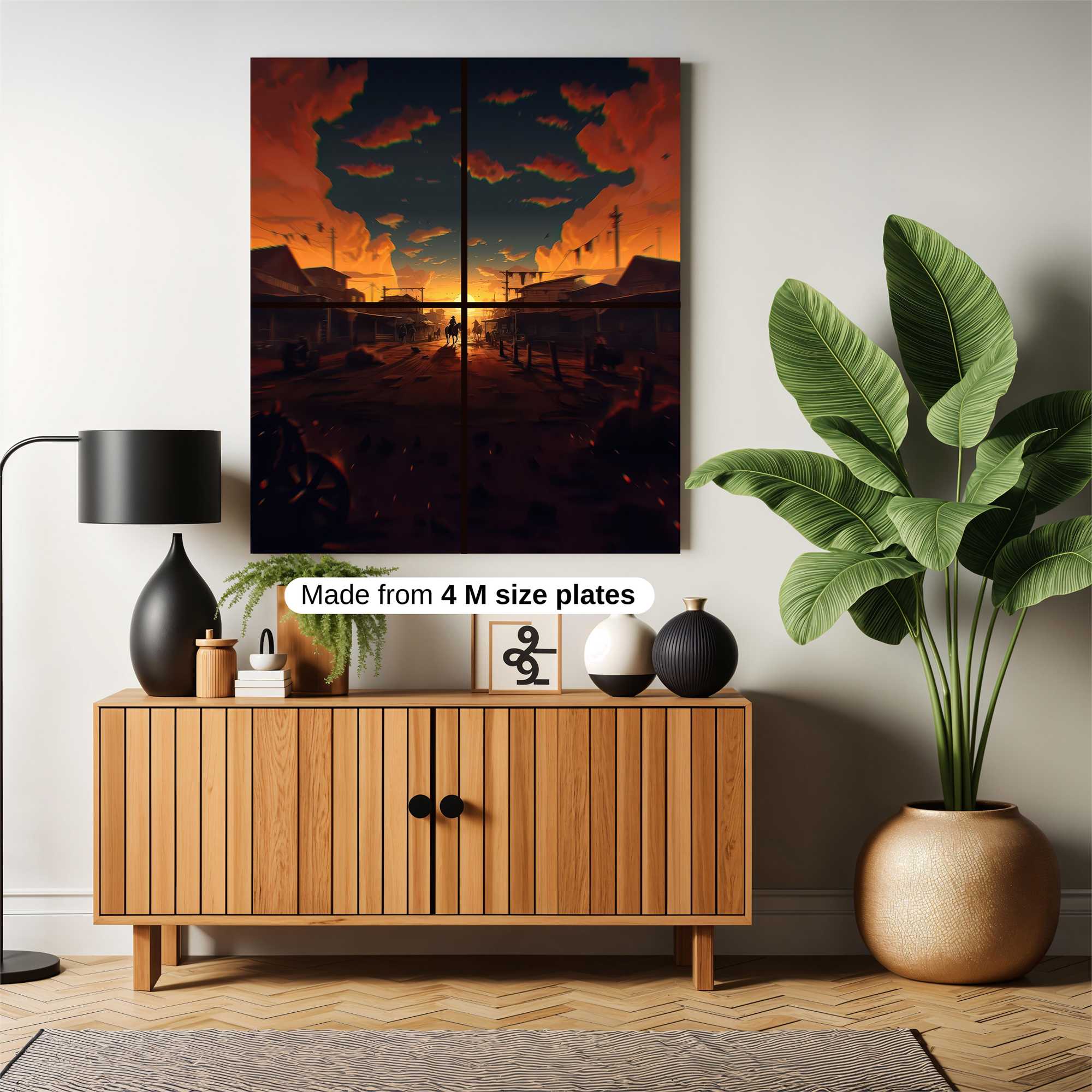 Sunset Serenity Safe Wall Magnetic / M