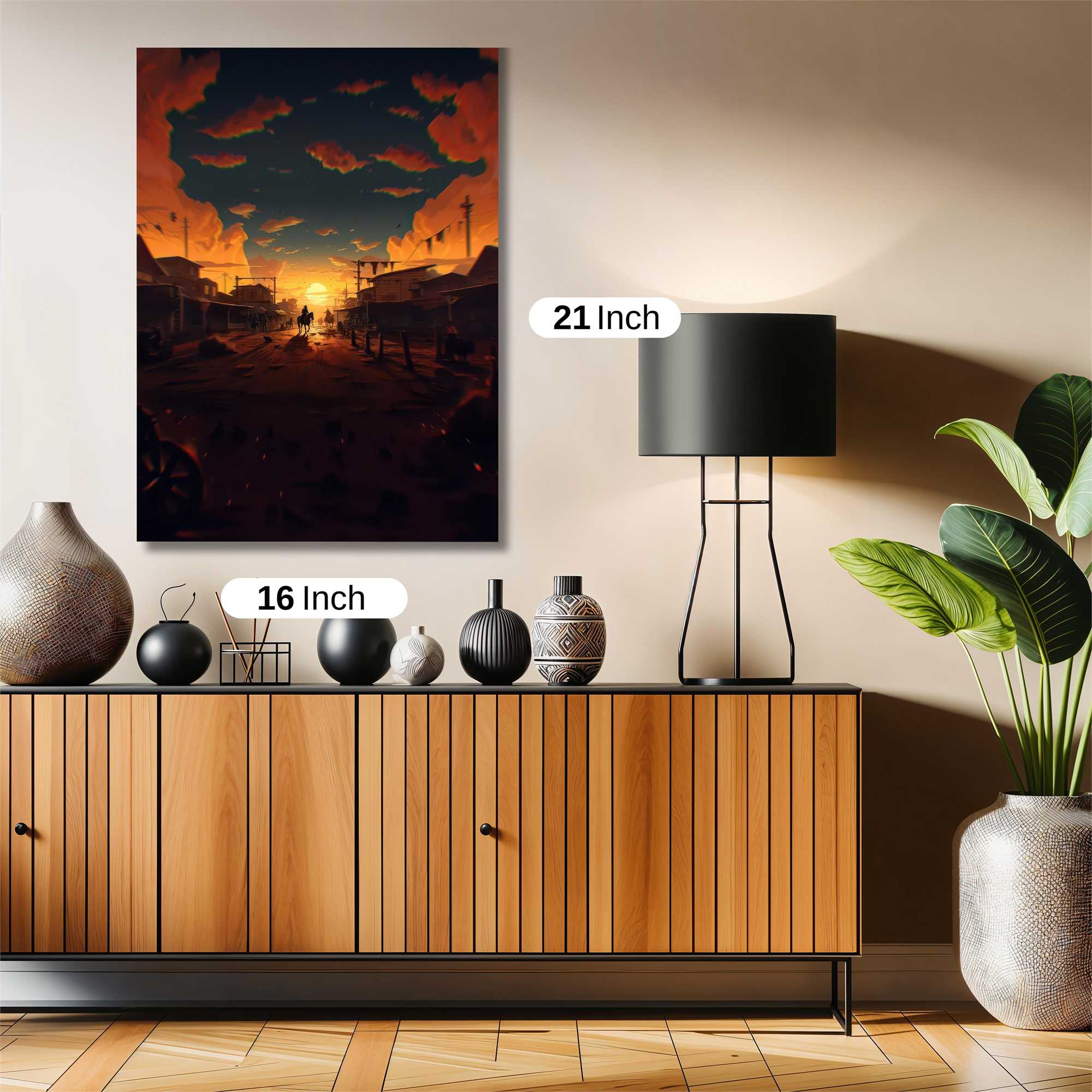 Sunset Serenity Safe Wall Magnetic / M