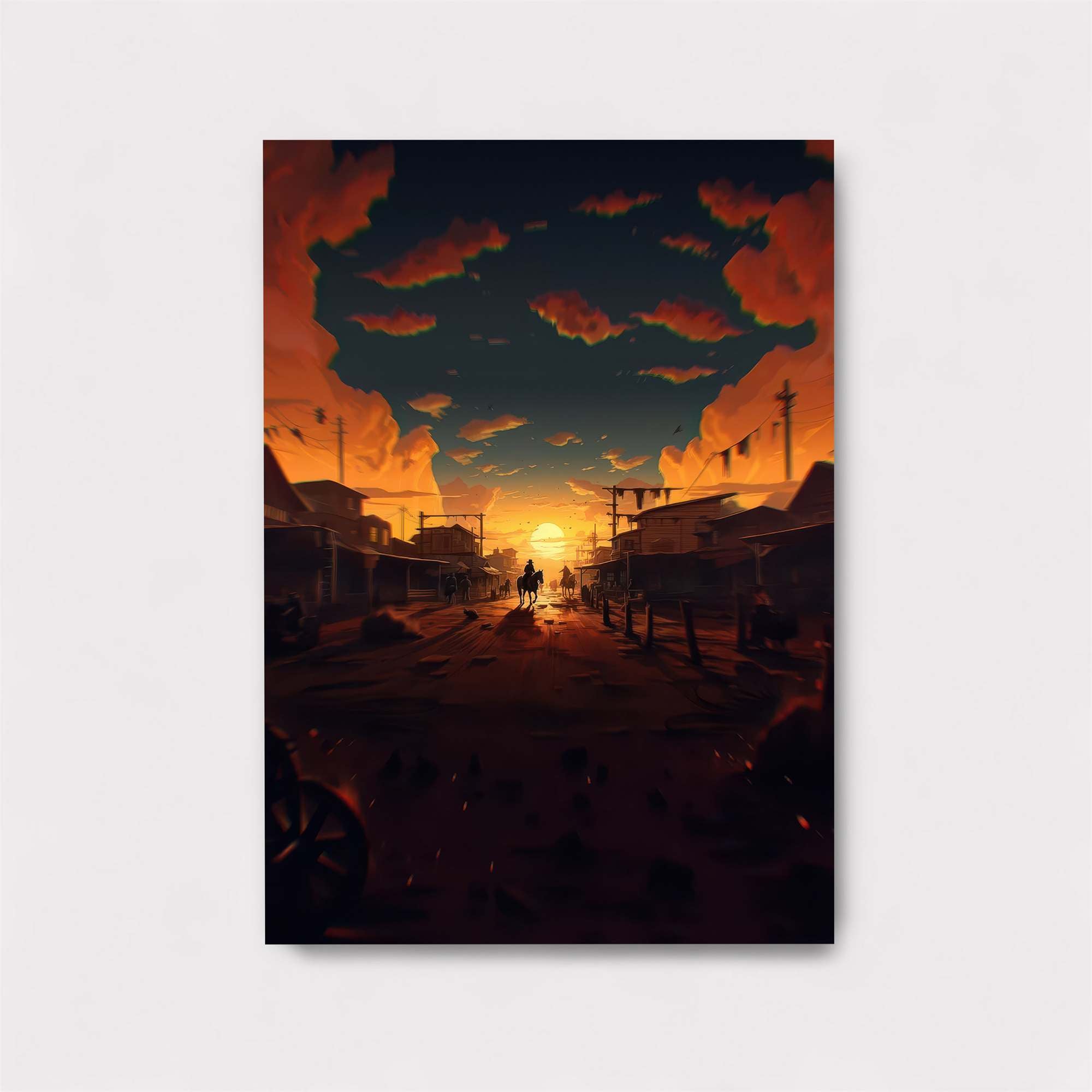 Sunset Serenity Safe Wall Magnetic / M