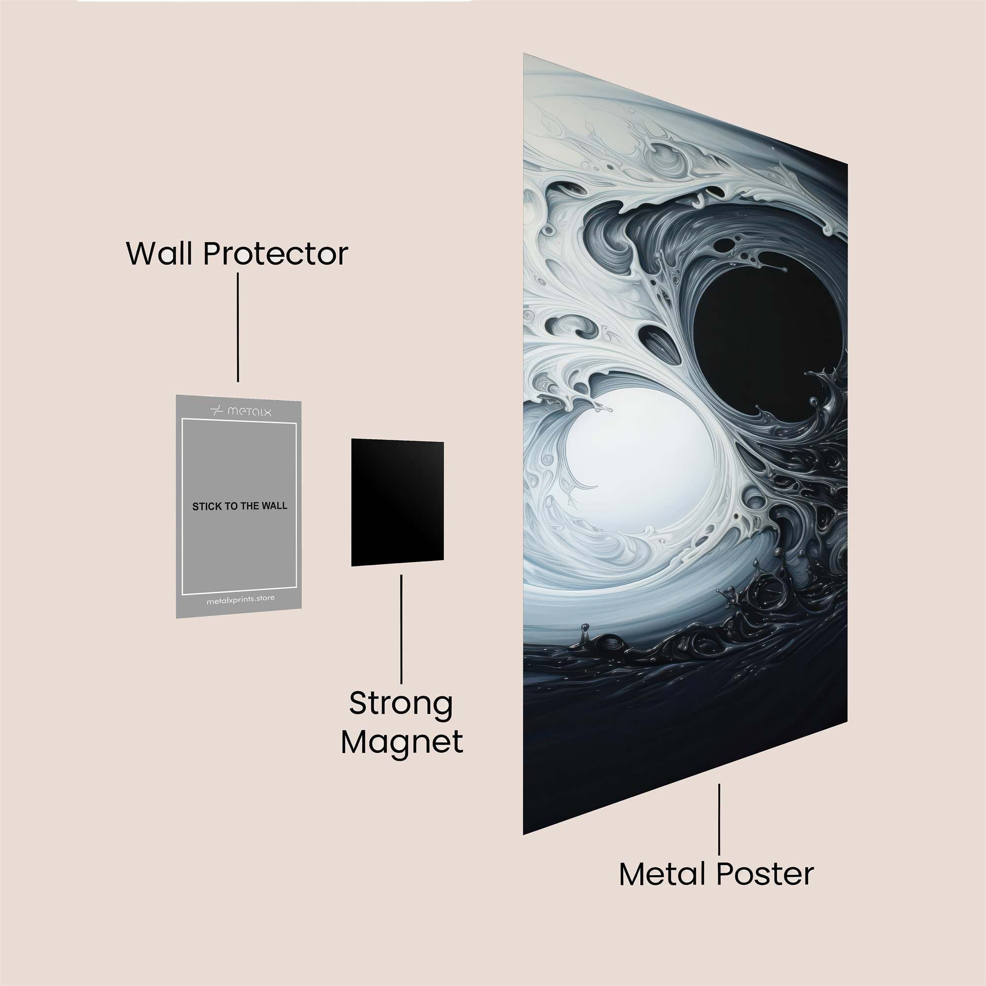 Yin Whisper Safe Wall Magnetic / M