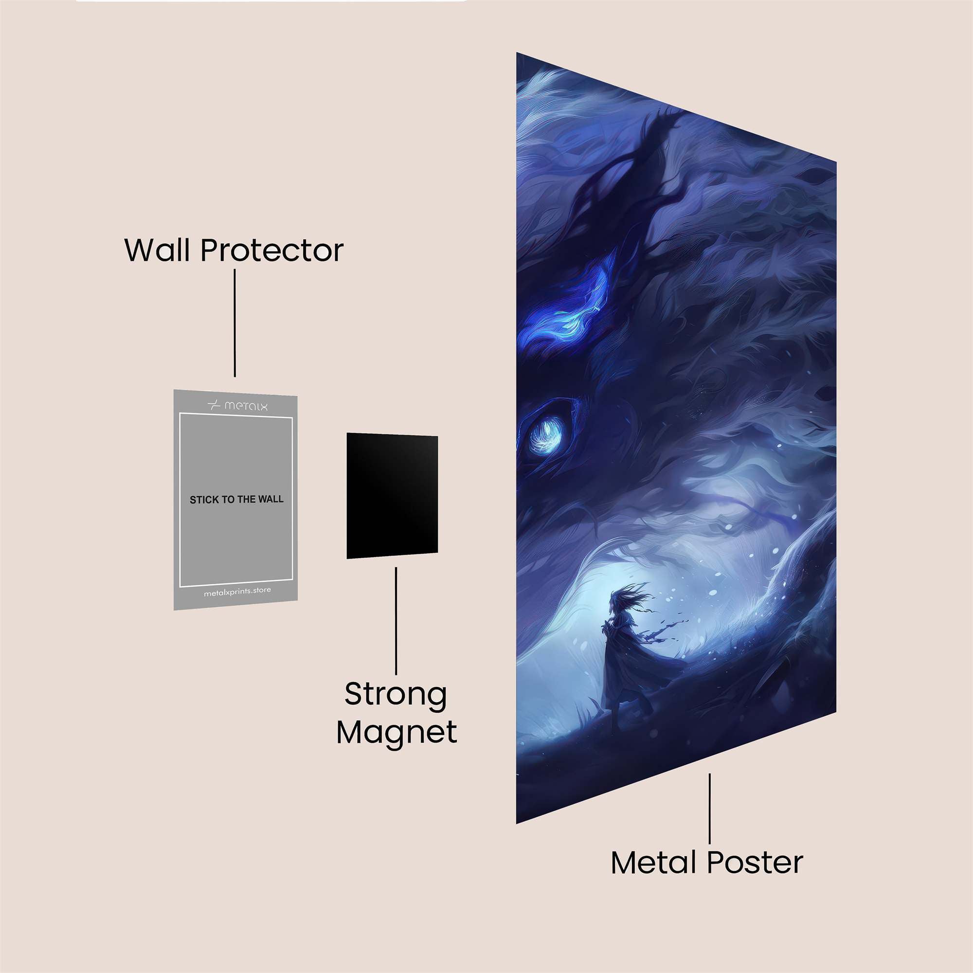 Wolf Enigma Safe Wall Magnetic / M