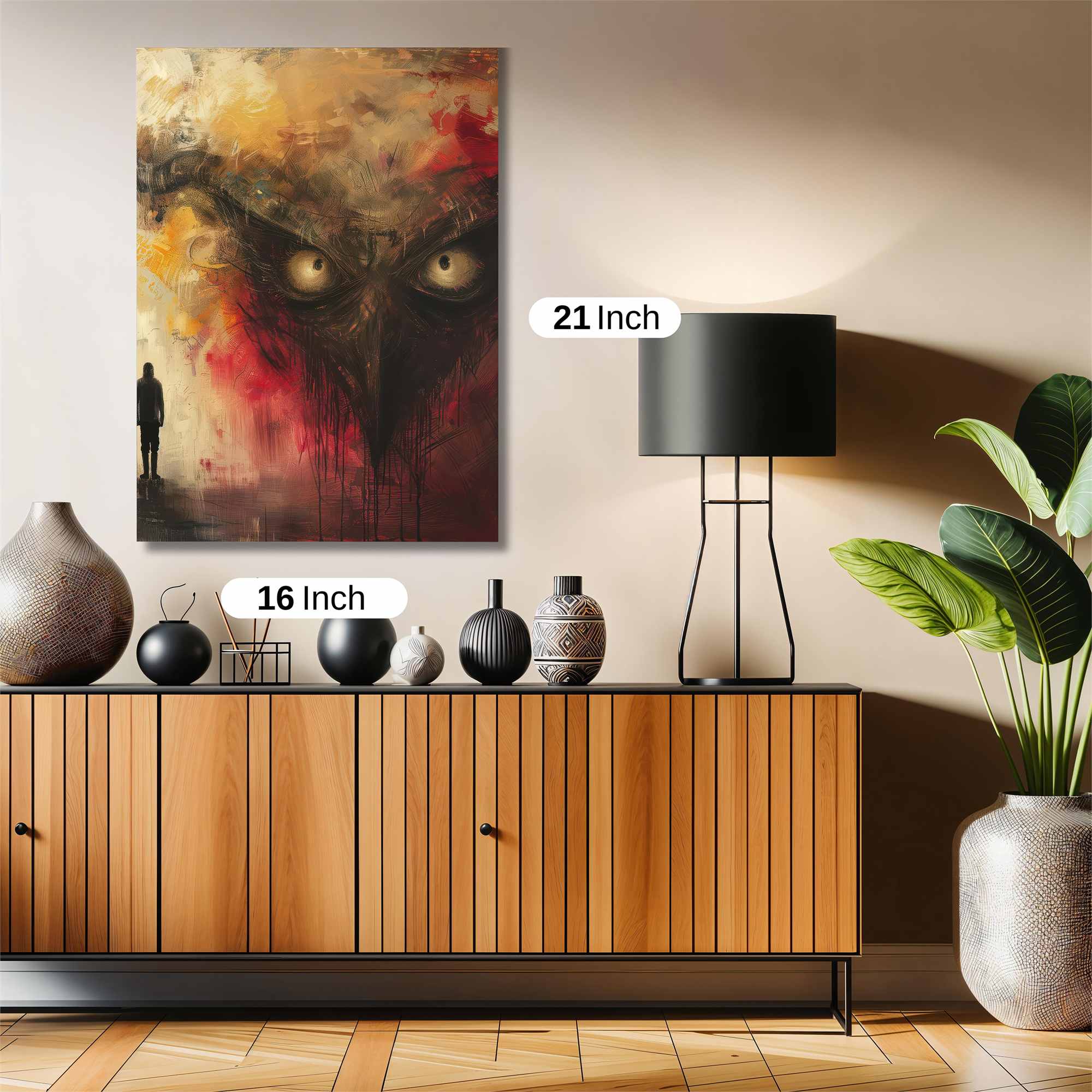 Demon Confrontation Safe Wall Magnetic / M