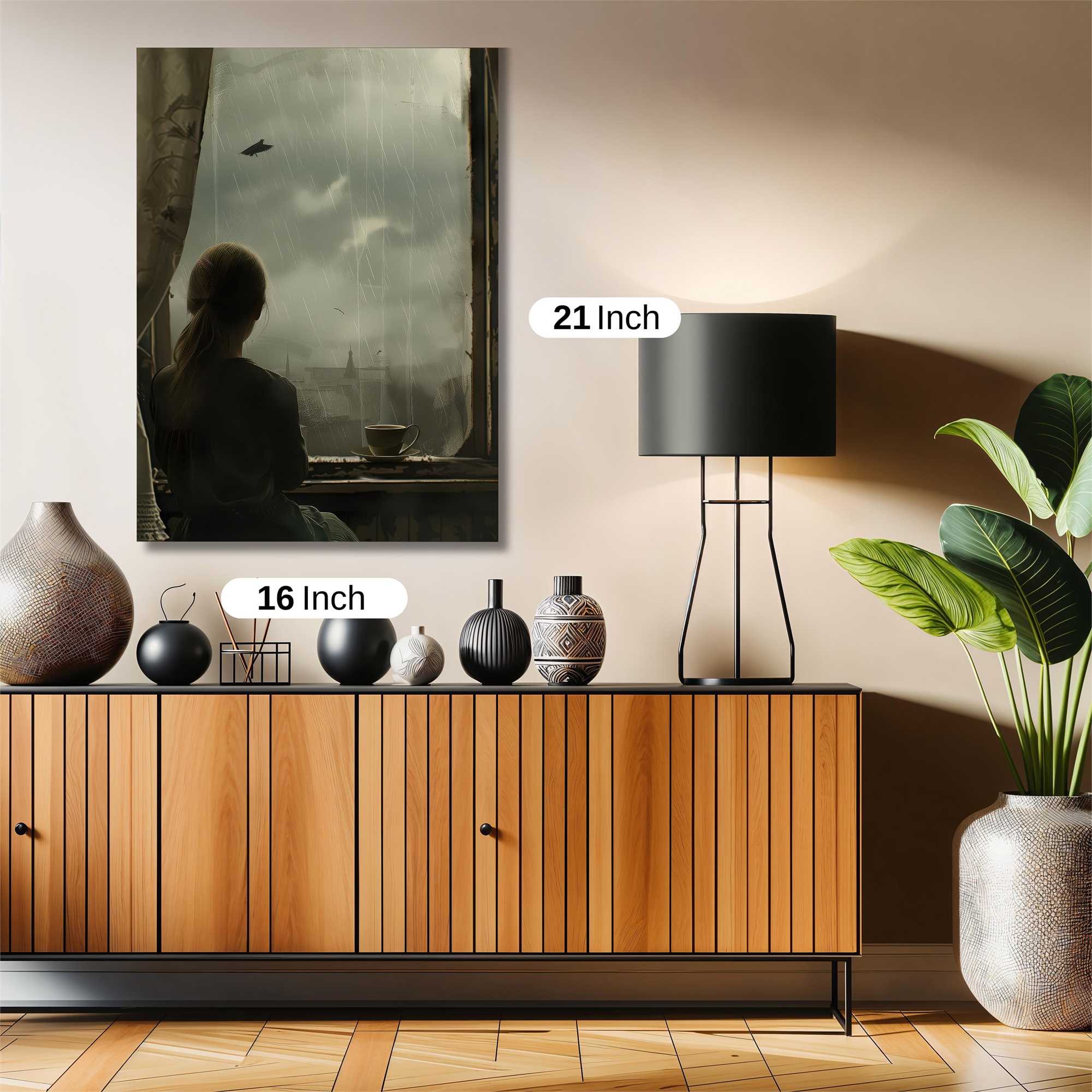 Rainy Reflection Safe Wall Magnetic / M