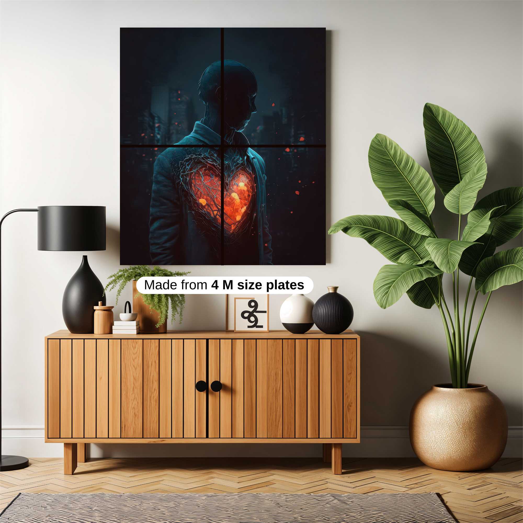 Heart Ignite Safe Wall Magnetic / M