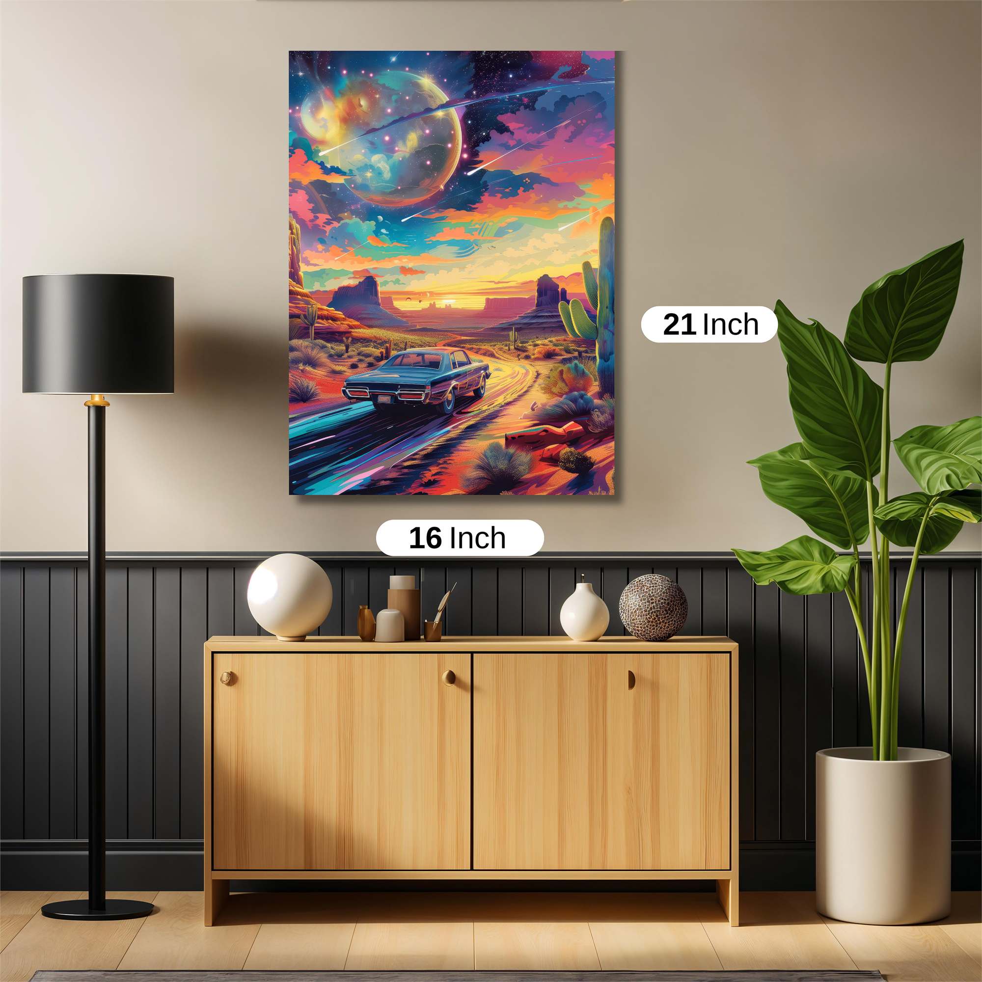 Desert Dreamscape Safe Wall Magnetic / M