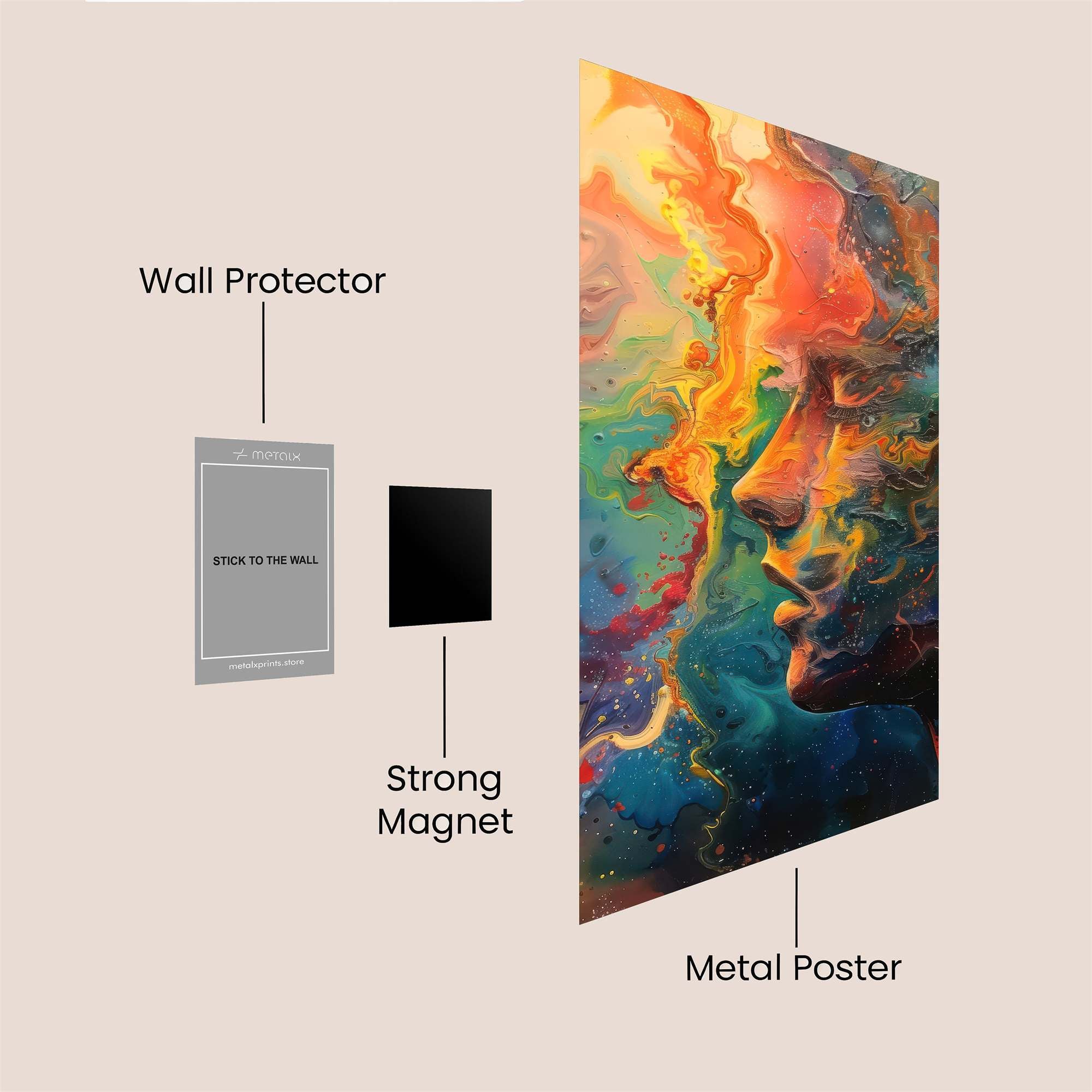 Cosmic Serenity Safe Wall Magnetic / M