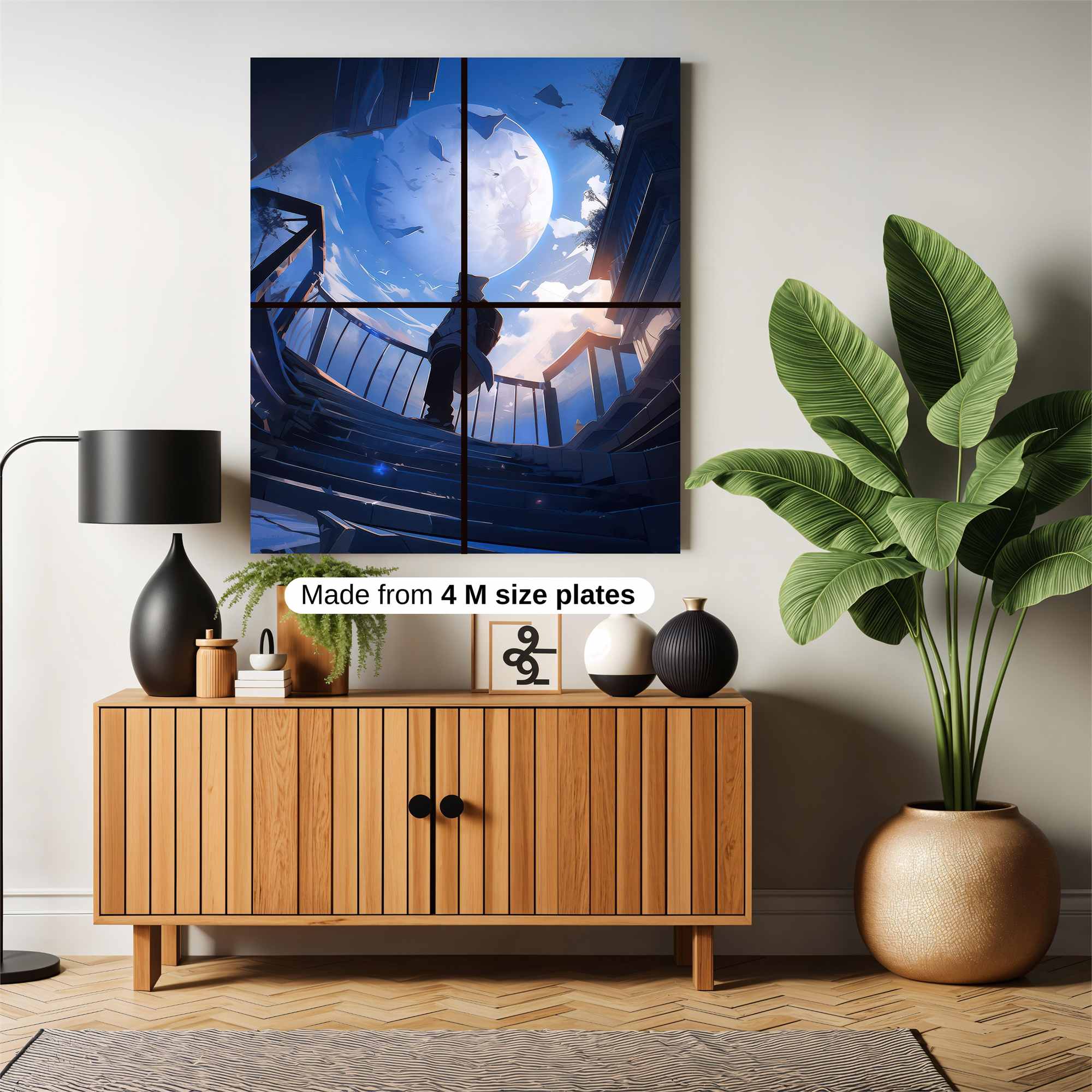 Moonlit Solitude Safe Wall Magnetic / M