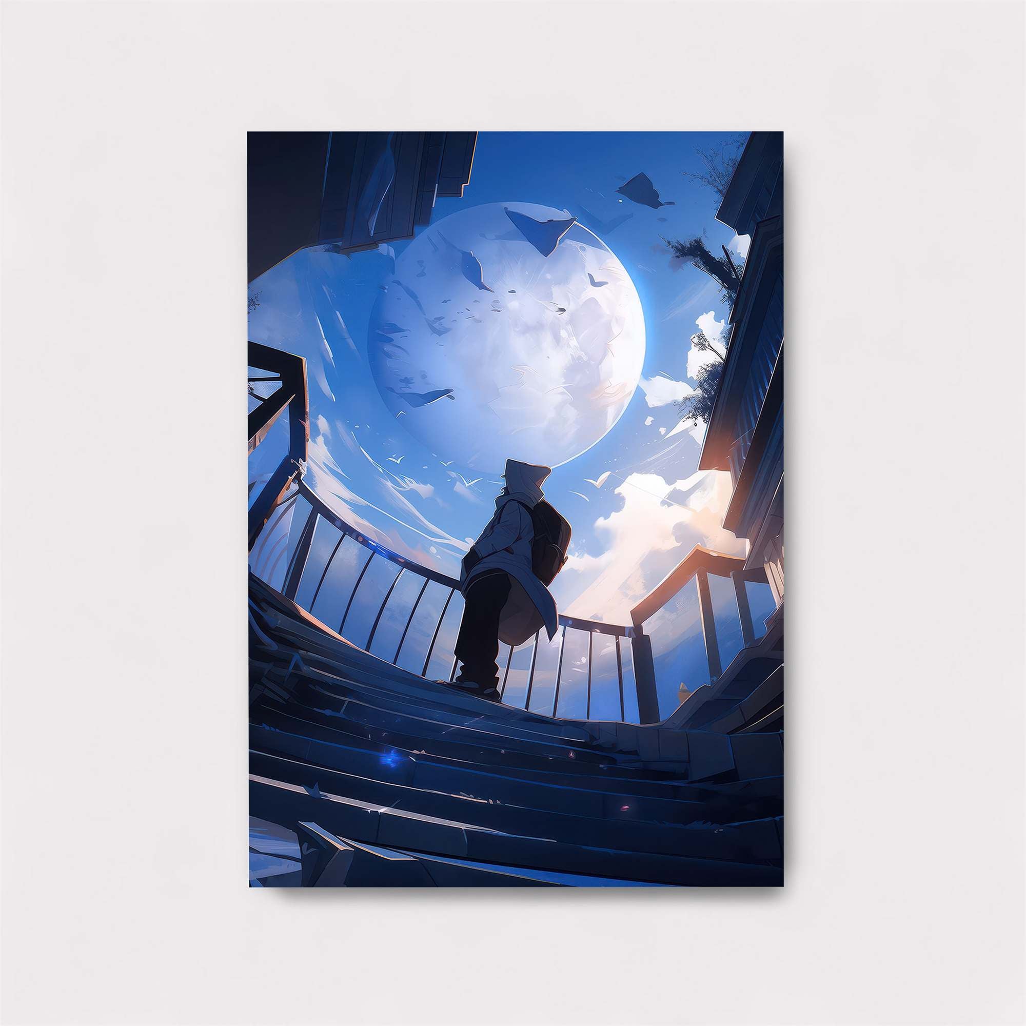 Moonlit Solitude Safe Wall Magnetic / M