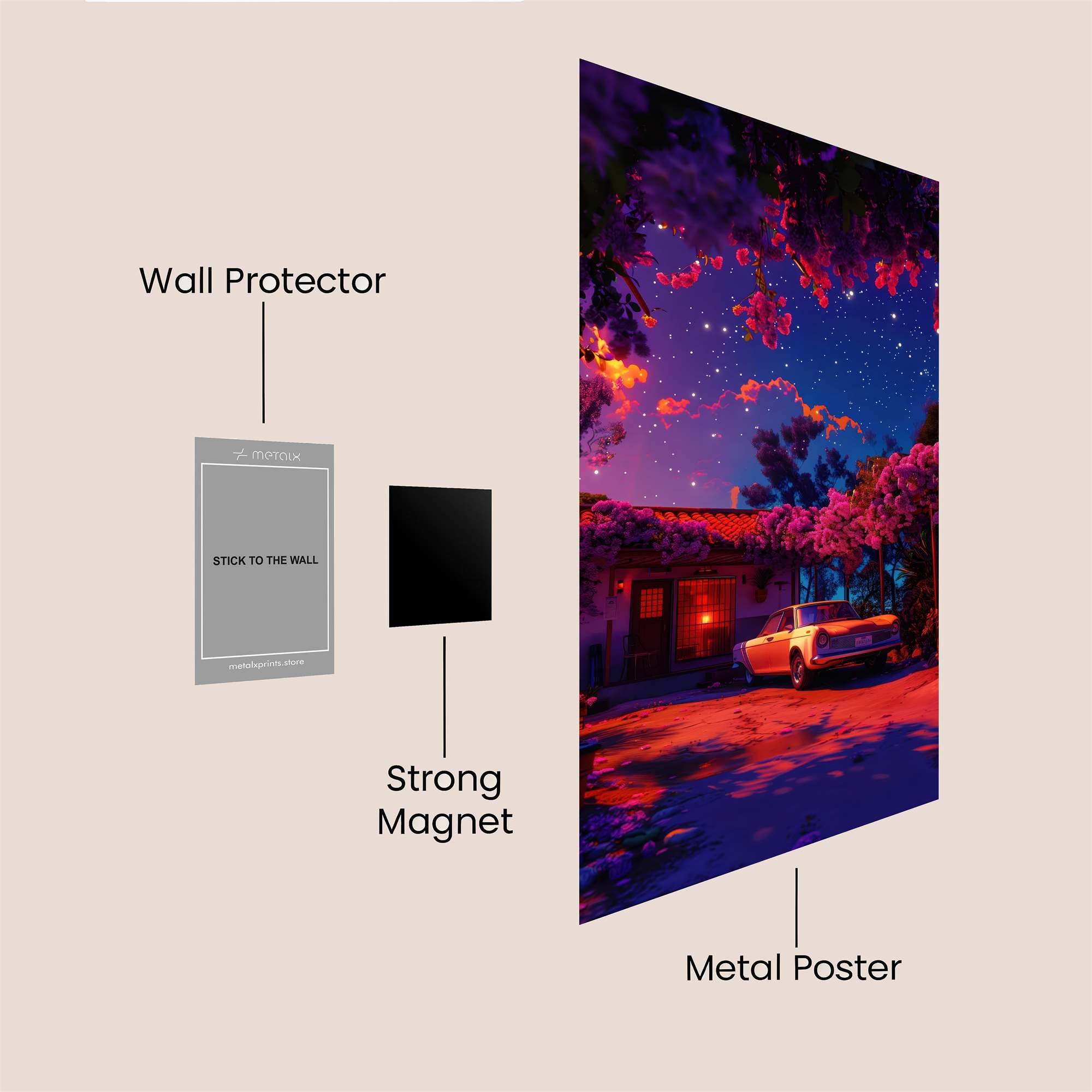Starry Serenity Safe Wall Magnetic / M