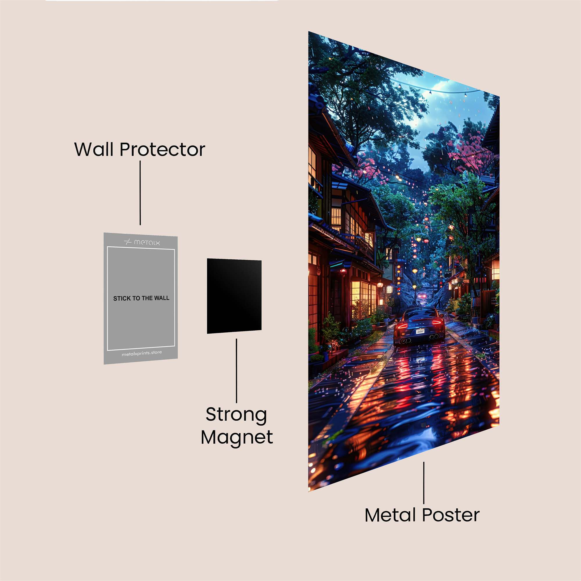 NightWhisper Safe Wall Magnetic / M