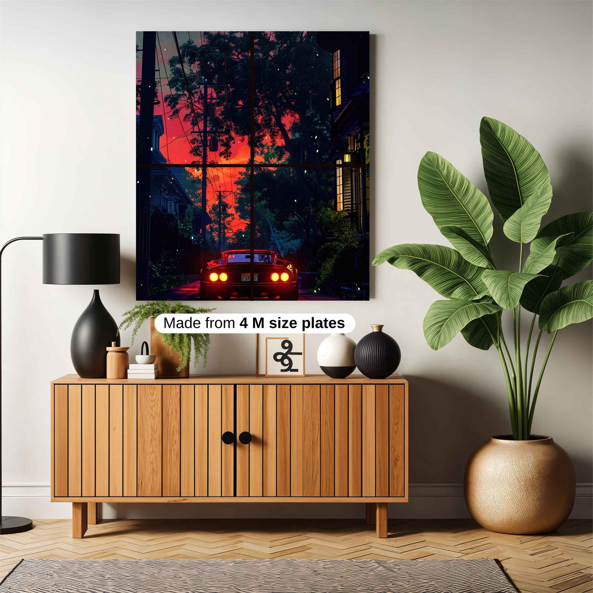 Sunset Serenity Safe Wall Magnetic / M