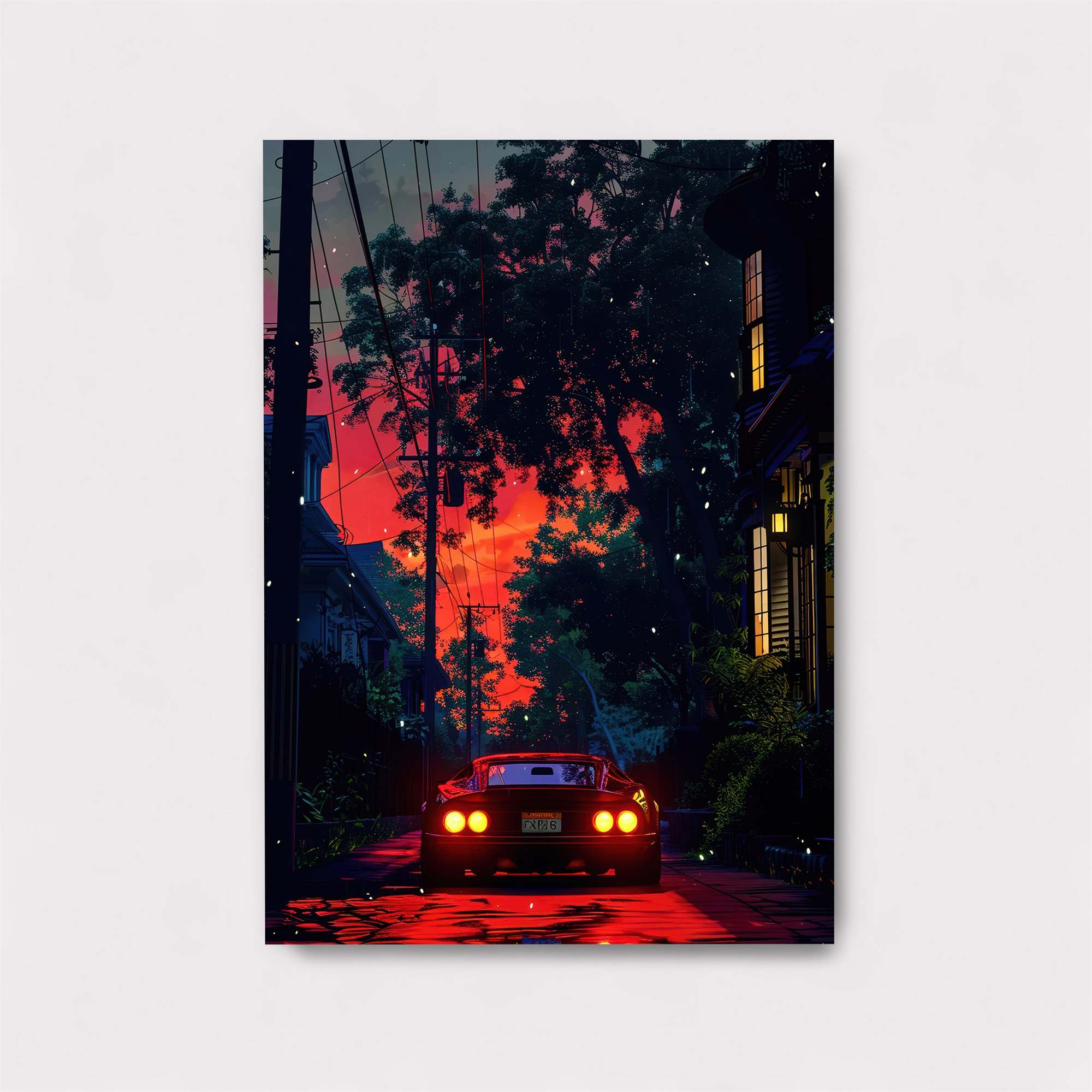 Sunset Serenity Safe Wall Magnetic / M